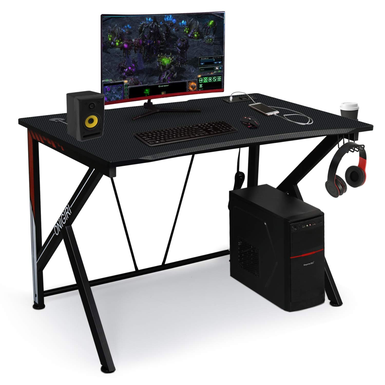 LYNSLIM LINGQI Computer Desk (Red, Short) (LQ3)