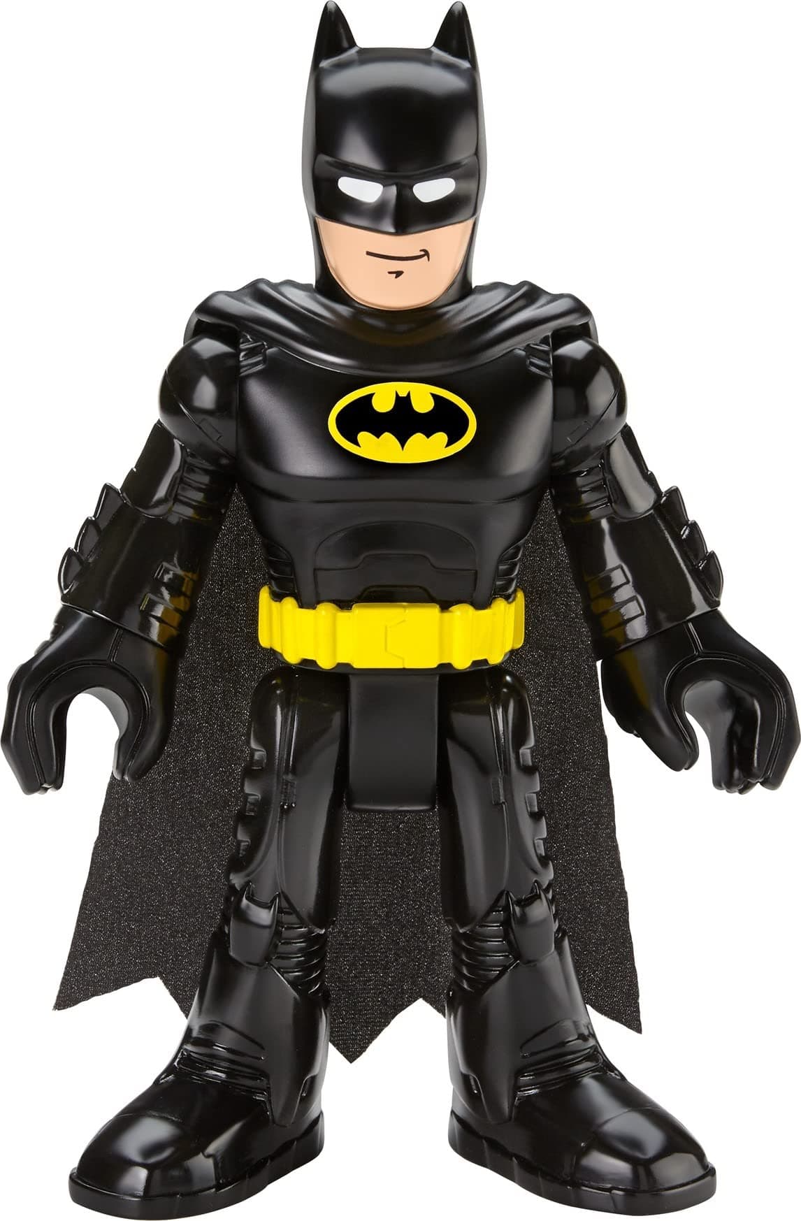Imaginext DC Super Friends Batman XL Toy 10-in Figure with Fabric Cape for Preschool Kids Ages 3+ Years