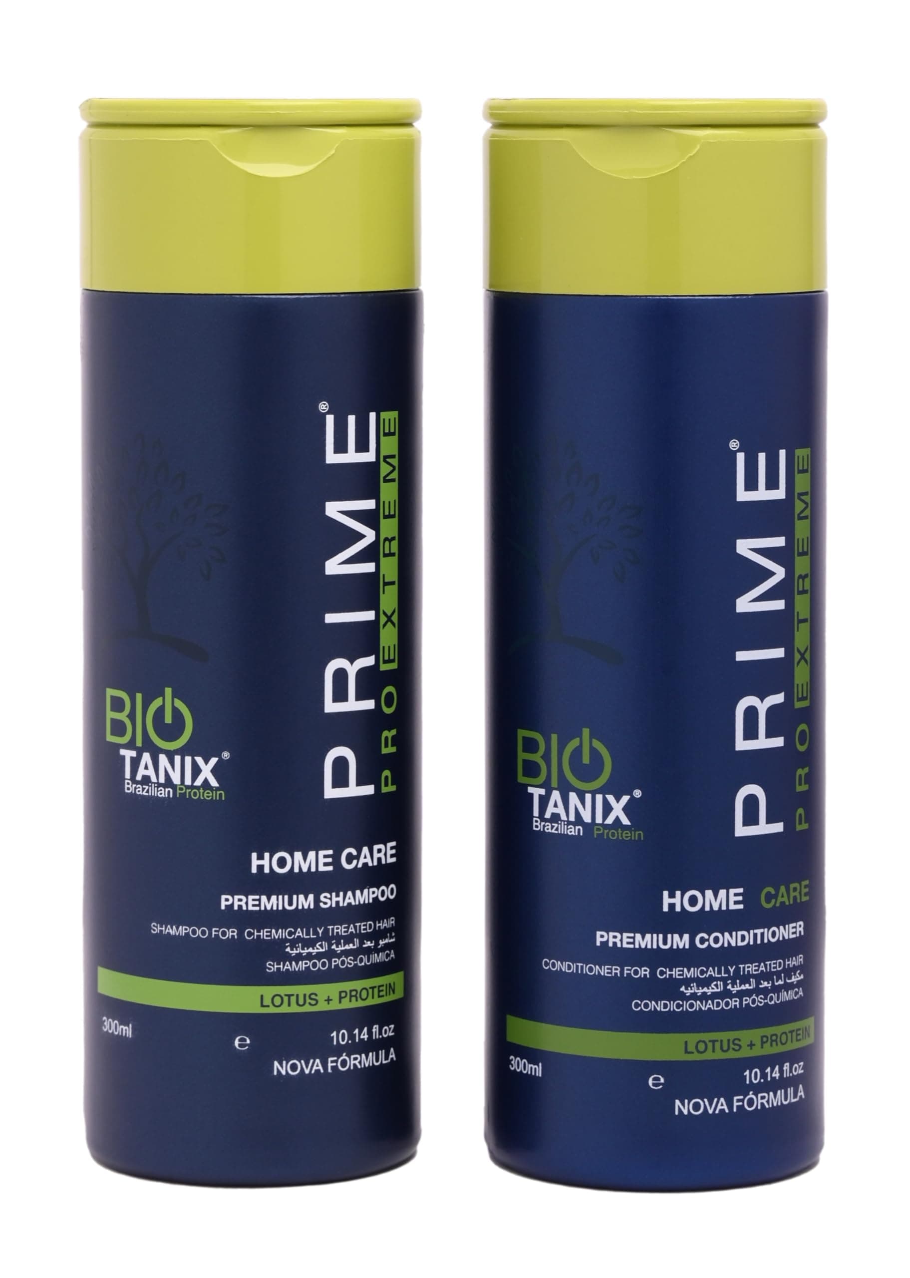 PRIME PRO EXTREME BIO TANIX Brazilian Protein Extreme Force Shampoo + Conditi...
