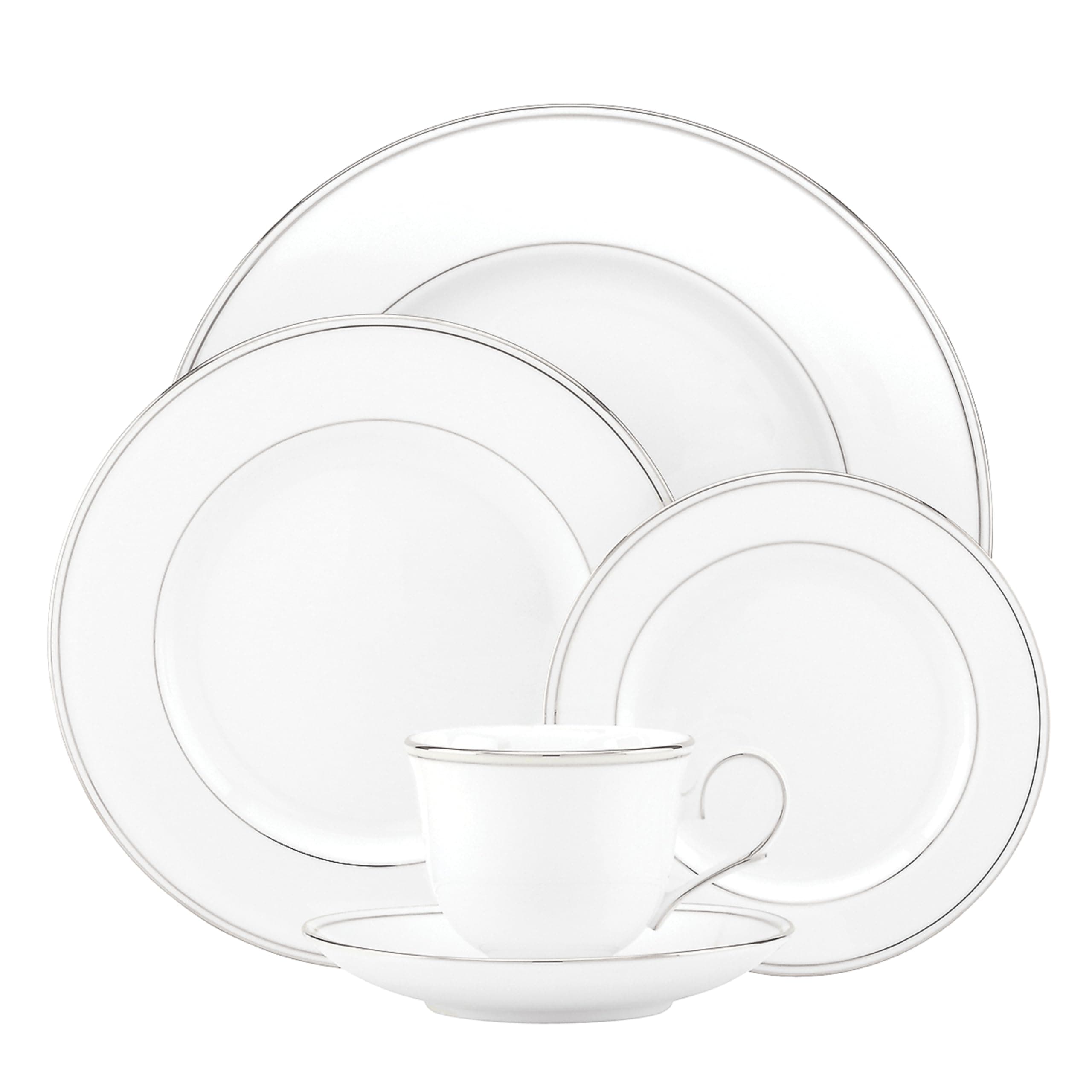 100291602 Federal Platinum 5-Piece Place Setting