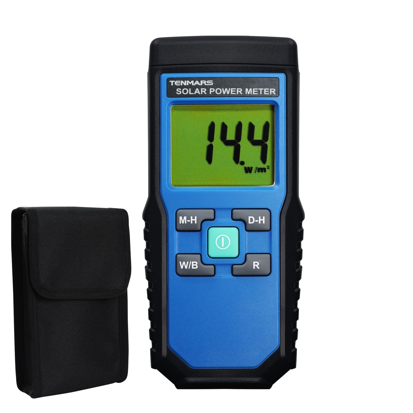 Tenmars Handheld Digital Solar Power Meter (Pyranometer) 2000 W/m2, 634BTU / (ft2xh) Measurement Solar Radiation Energy Insolation r