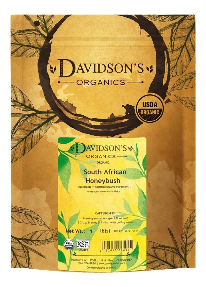 Davidson's Tea Bulk, South African Honeybush, 16-Ounce Bag