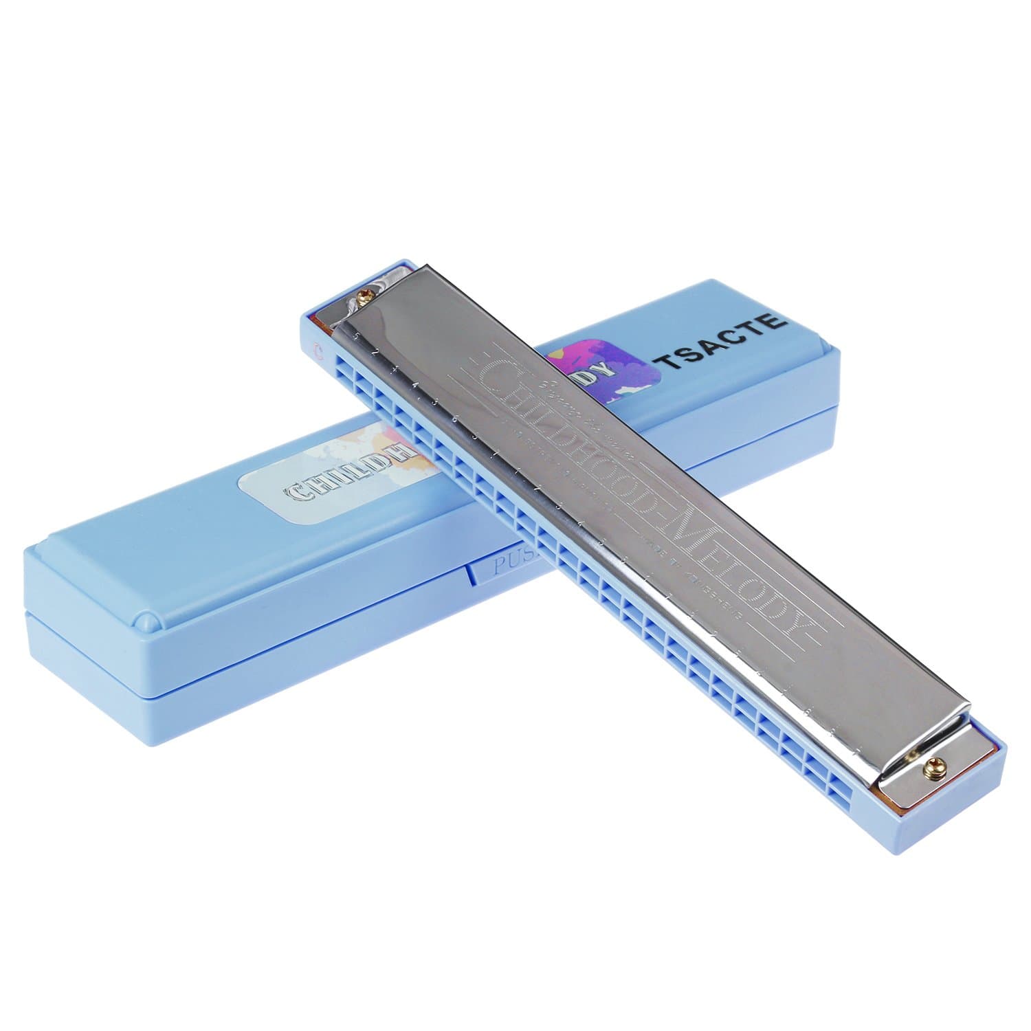 Harmonica Polyphony 24 Hole Key of C Prime for Children, Student, Adult beginner