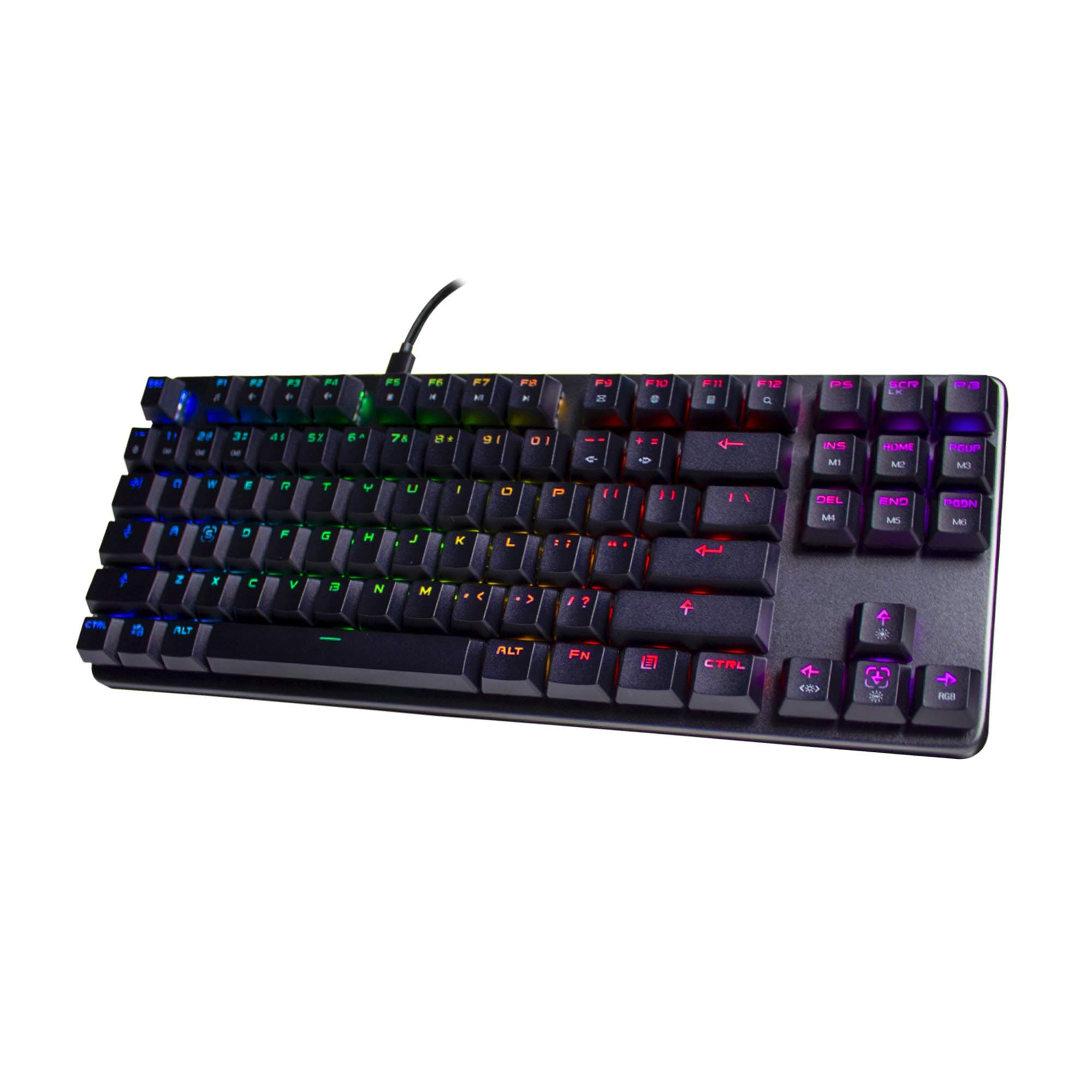 Tecware Phantom L, Low Profile Mechanical Keyboard, RGB LED, Outemu Brown Switch
