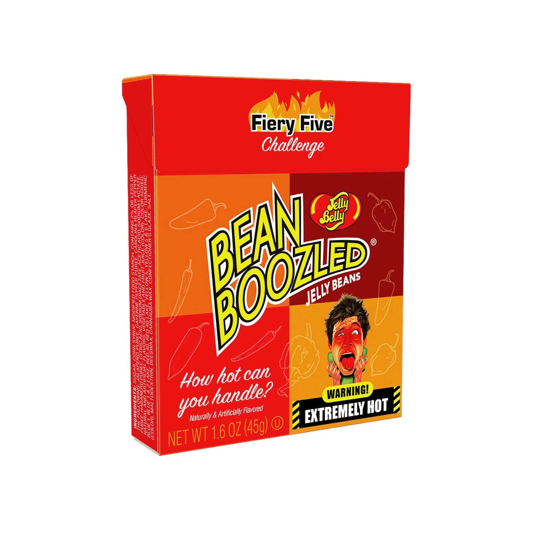 BeanBoozled Fiery Five Flip Top Box - 1.6 oz - Genuine, Official, Straight from the Source
