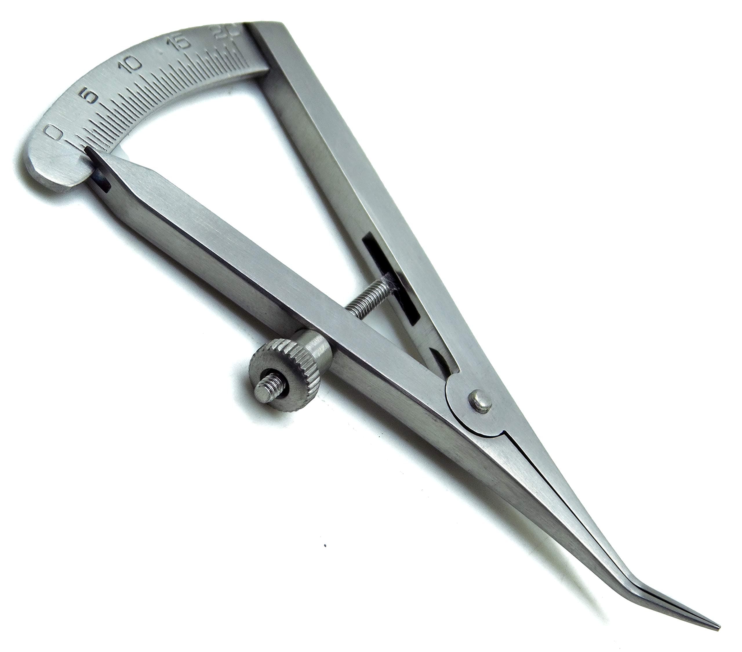 Dental Castroviejo Caliper 0 to 20 mm Angled 3.25" Surgical Premium Instruments