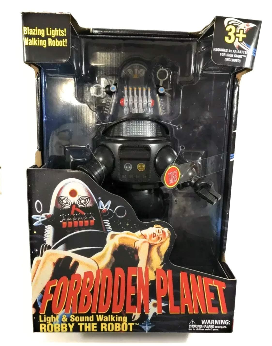 Forbidden Planet Robby The Robot Figure Walking Light & Sound