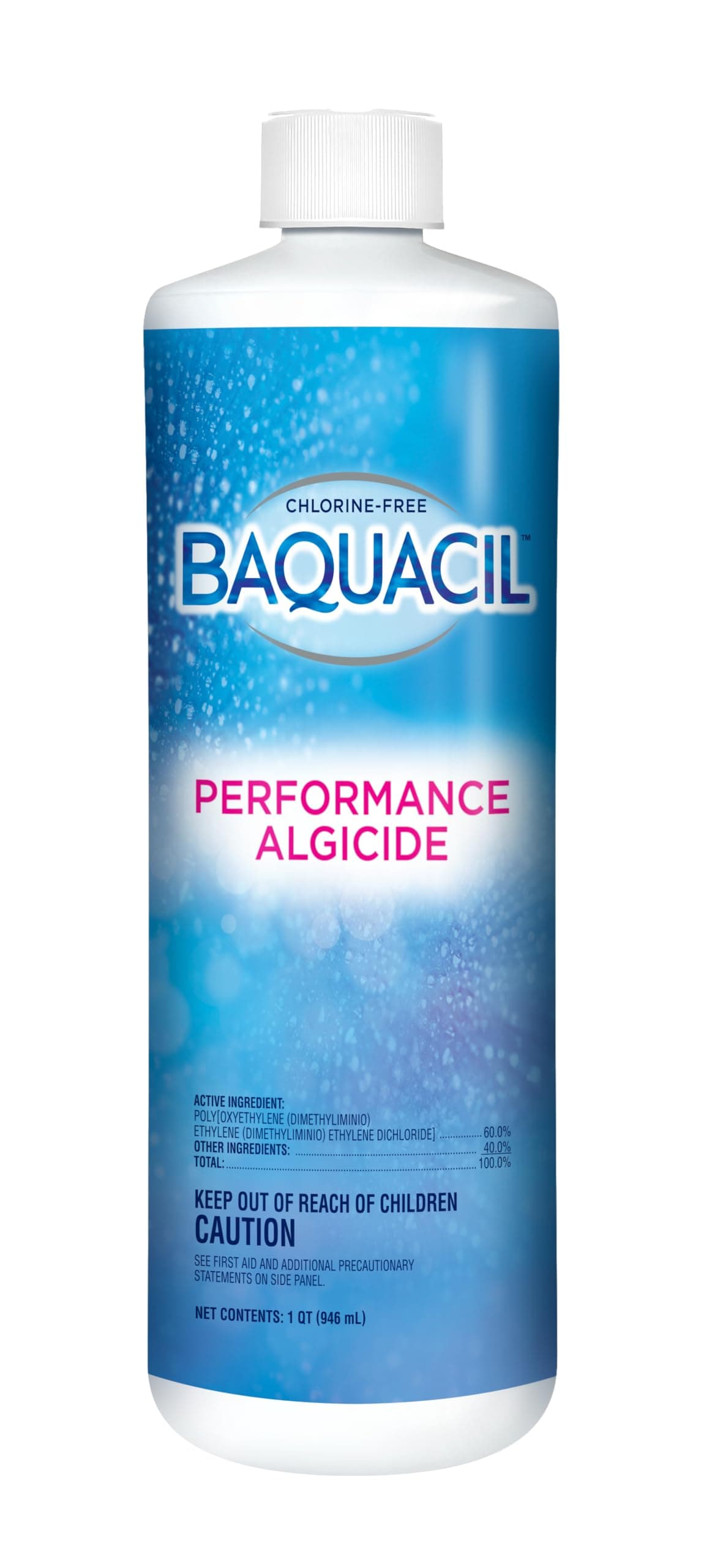 Baquacil 84464 Performance Algicide Swimming Pool Algaecide Cleanser, 1 qt