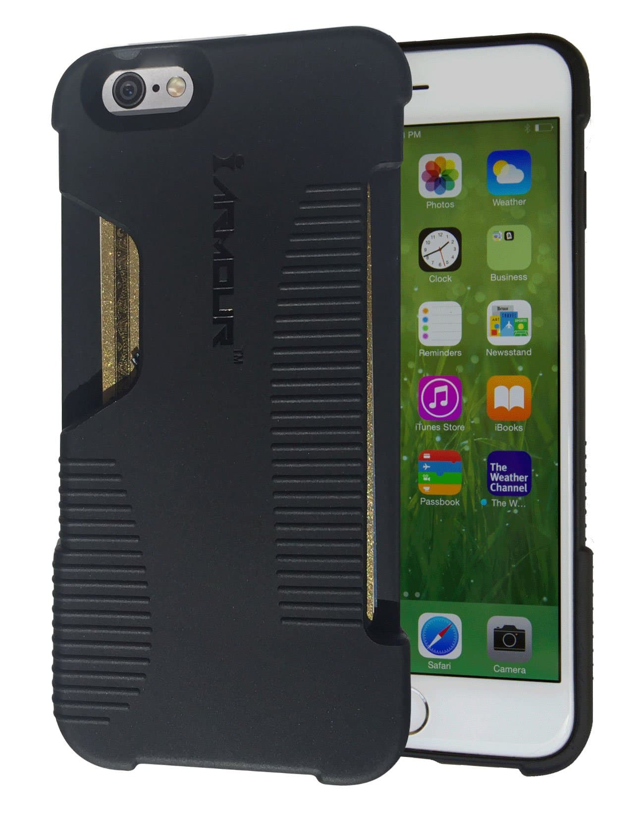 iArmour Credit Card Wallet Case with Screen Guard for iPhone 6 Plus