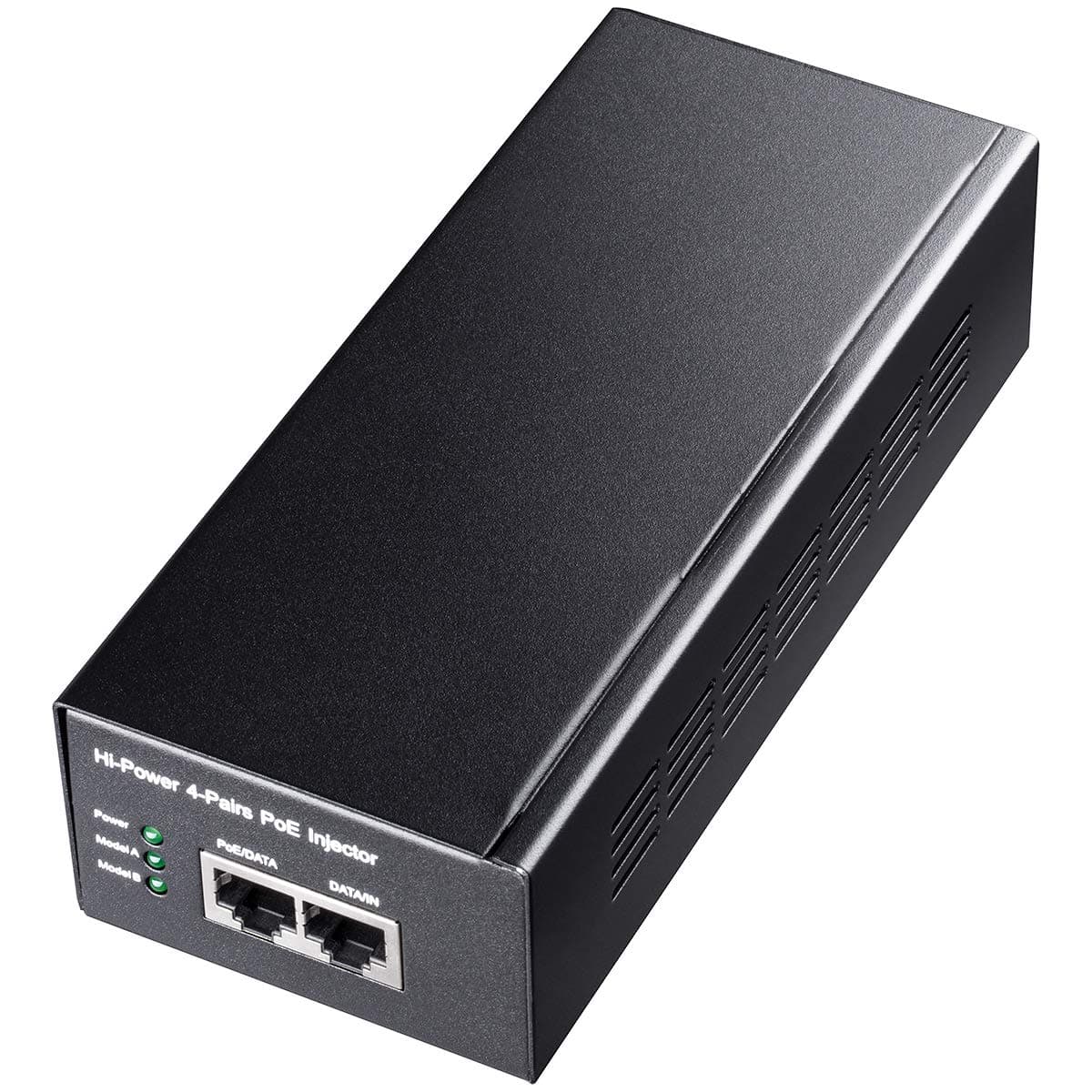 POE300 60W Gigabit Ultra PoE+ Injector, Up to 60W Ultra Power Supply, 10/100/1000Mbps Shielded RJ-45, IEEE 802.3af/802.3at Compliant, Not Support 802.3 bt/ PoE++/ Passive PoE, Metal housing