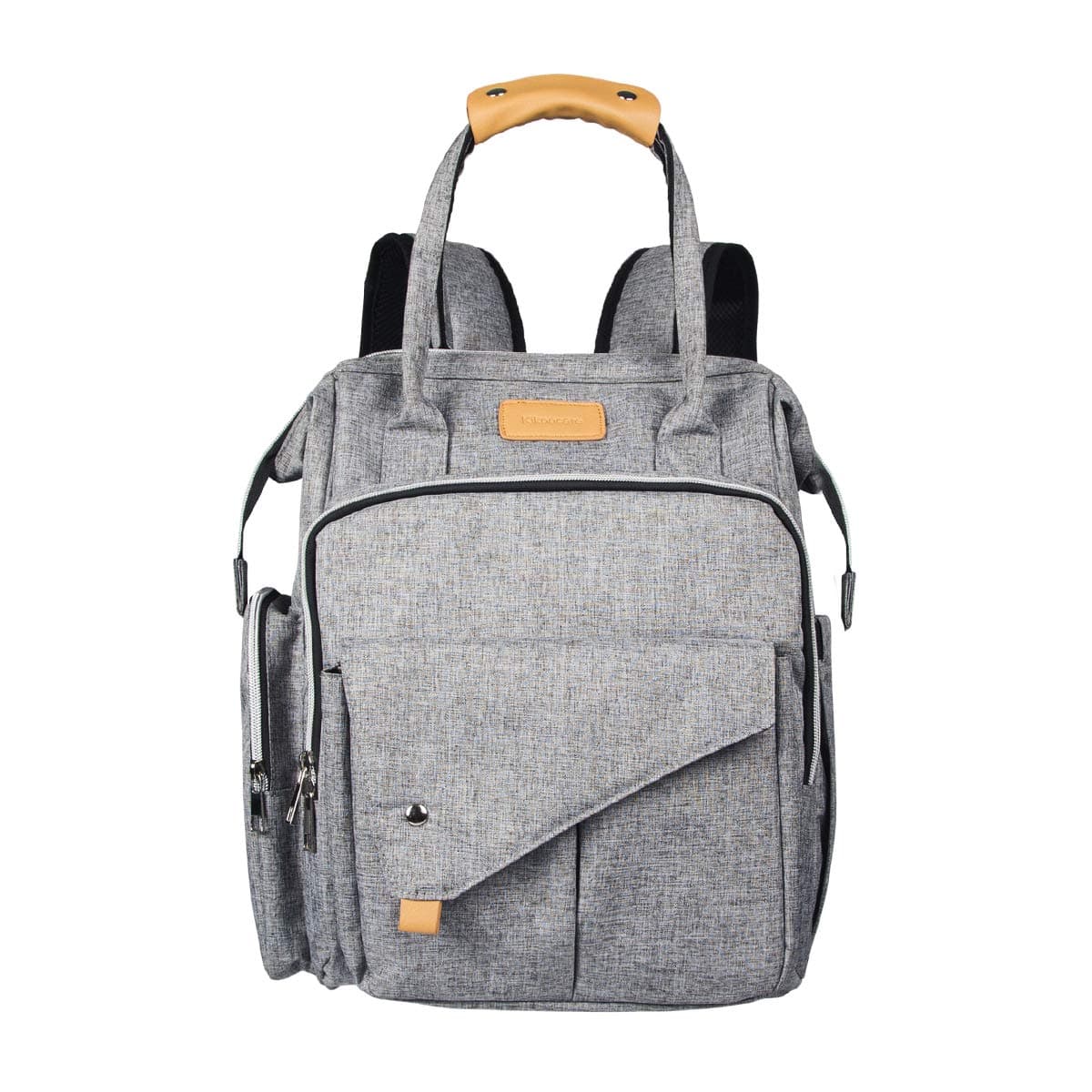 Diaper Bag Backpack of Kikoocare Multifunction Waterproof Portable Bag Travel and Stroller Straps for Moms & Dads