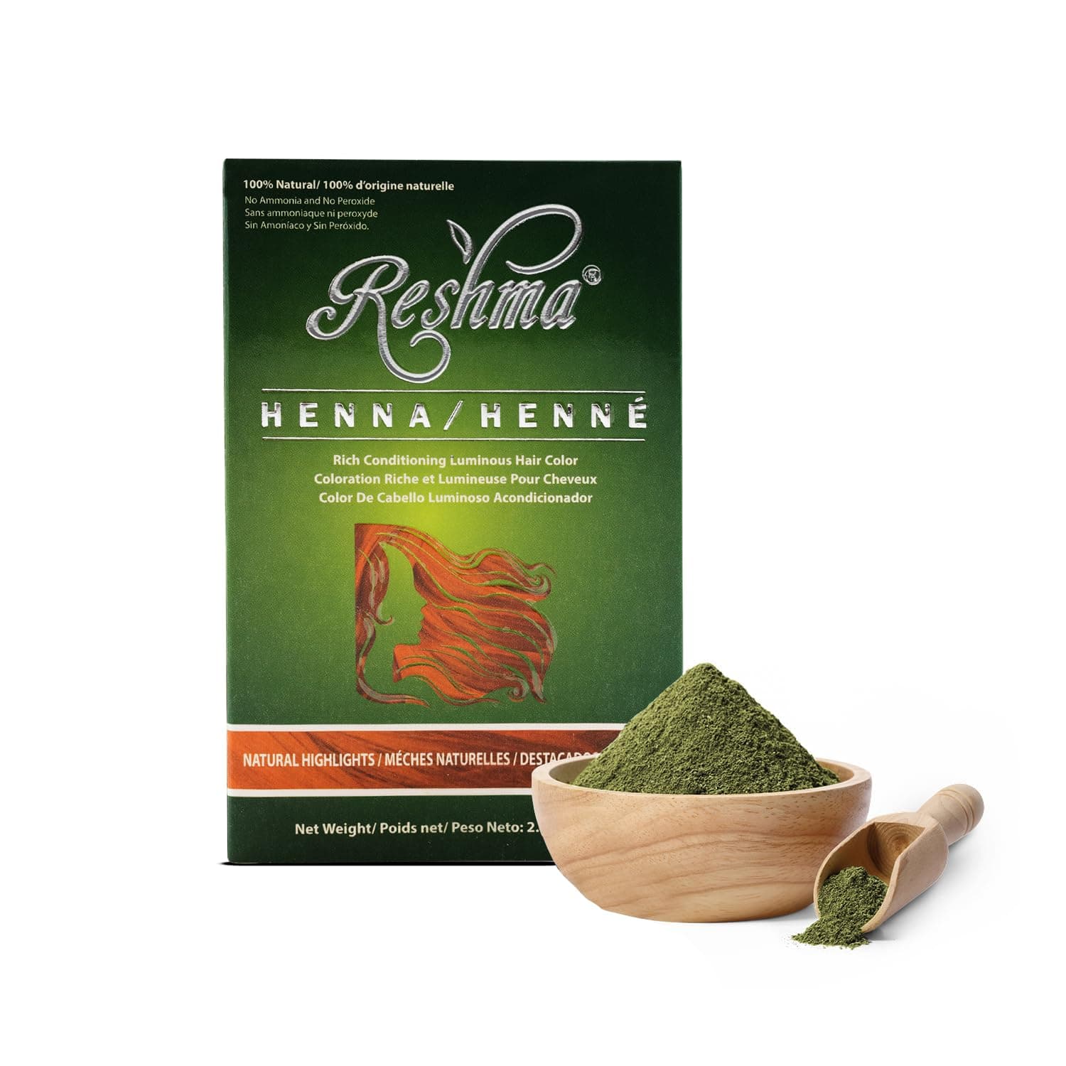 Reshma Femme Rich Conditioning Luminous Hair Color, Natural Highlights, 2.12 Oz by Reshma Femme