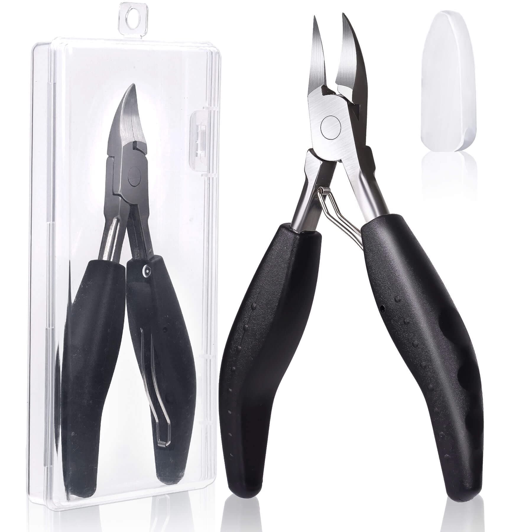 Heavy Duty Ingrown Toenail Clippers, Professional Toenails Trimmer, Podiatrist Toe Nail Clippers for Thick Nail & Ingrown Toenails, Sharp Curved Blade, Pedicure Tools.