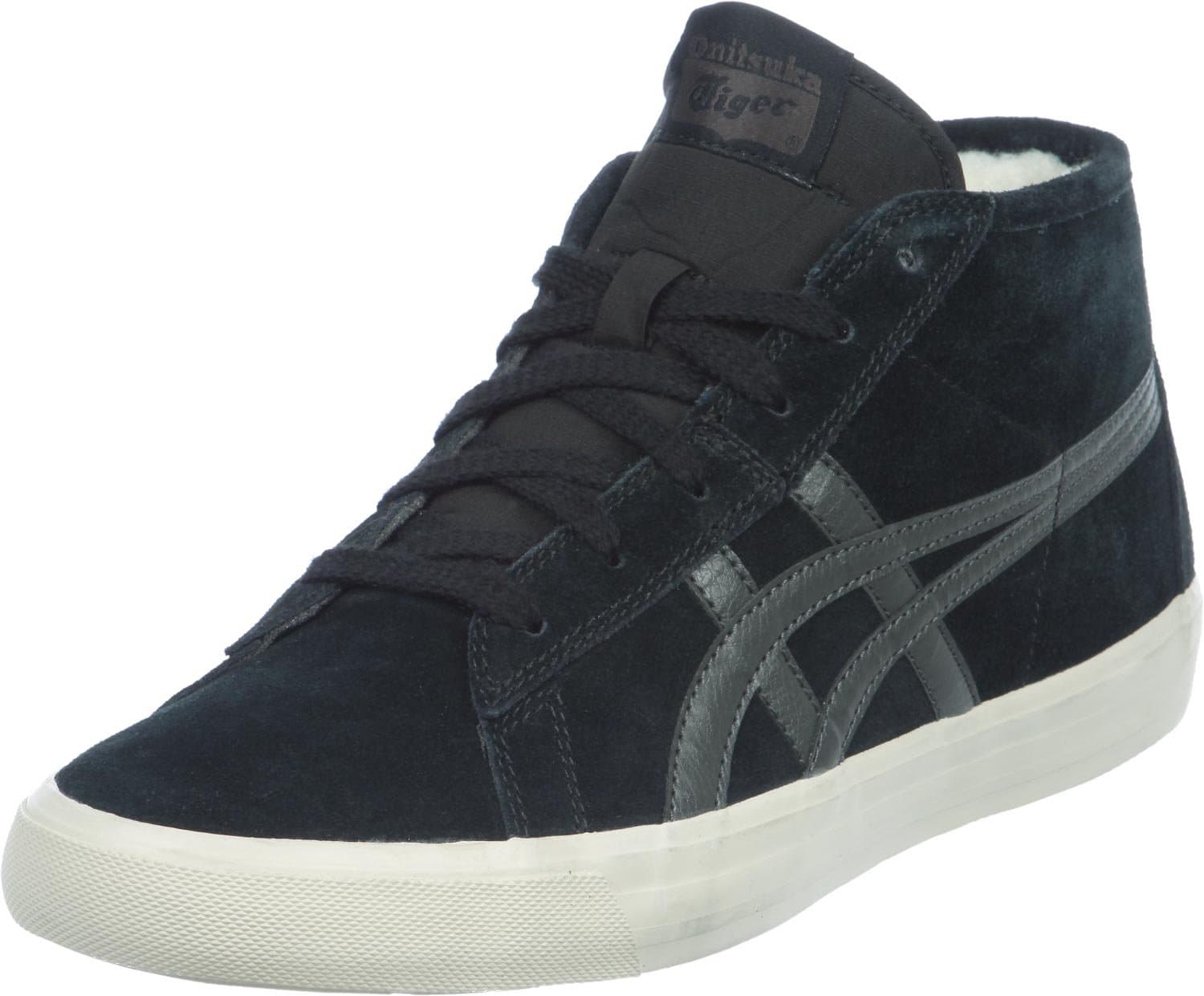 ASICS ONITSUKA TIGER FADER Black Suede Leather Unisex Sneakers Shoes