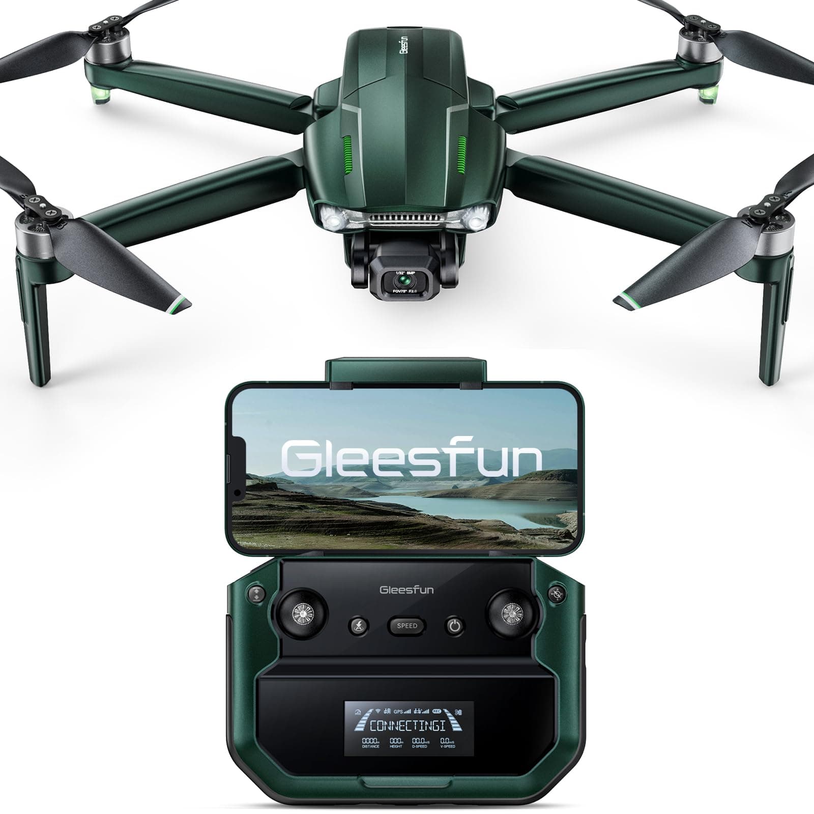 G11PRO 6K Drone with Camera for Adults, 4K/30fps Video, 3-Axis Brushless Gimbal, 70mins Flight Time with 2 Batteries, 10000ft Long Range, FAA compliance, Professional Drone with Auto Return