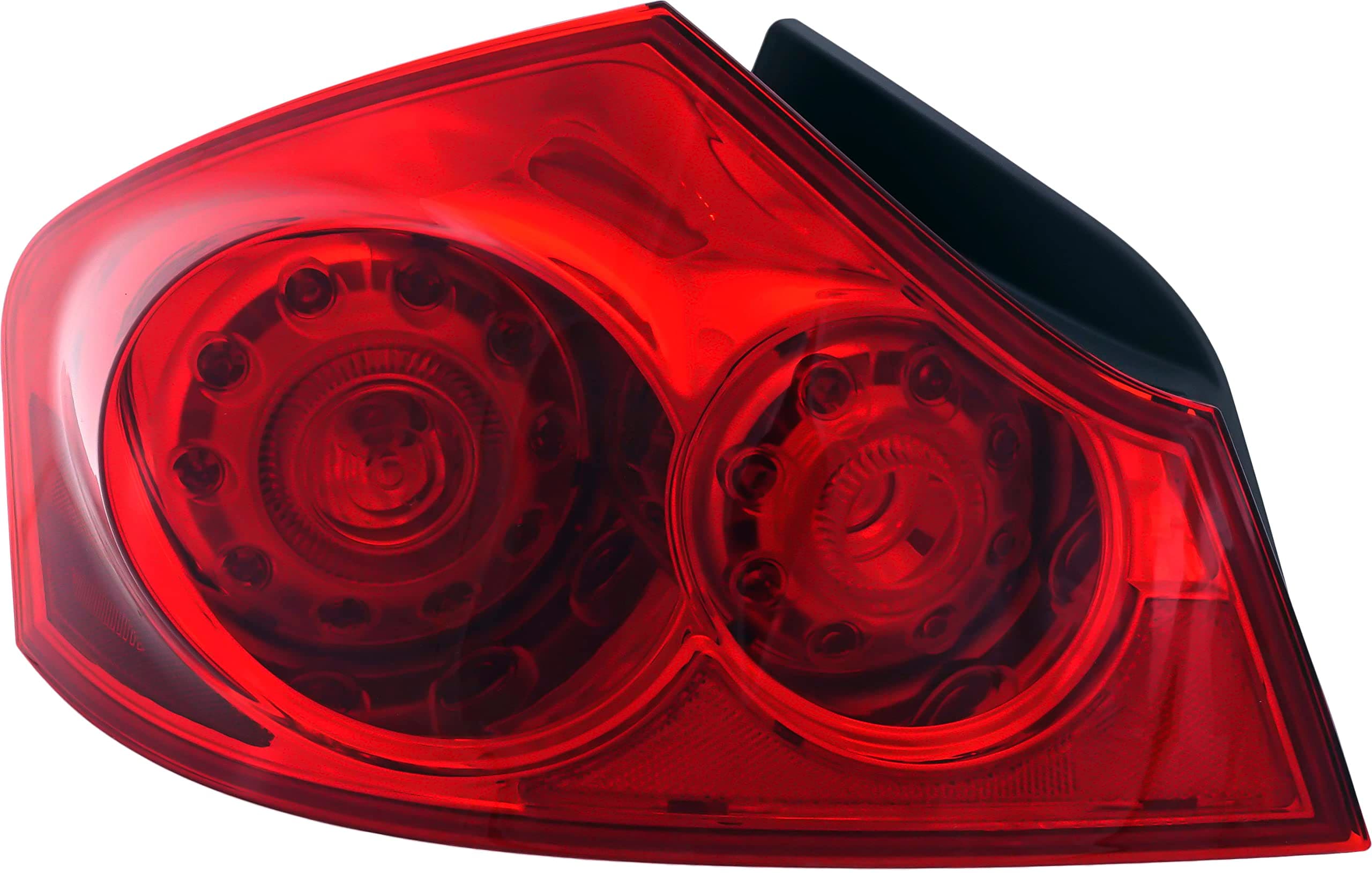 Garage-Pro Tail Light Compatible with Infiniti G35 2007-2008, G37 2009-2013, G25 2011-2012, Q40 2015 4-Door, Sedan Halogen with bulb(s) Driver Side IN2800118