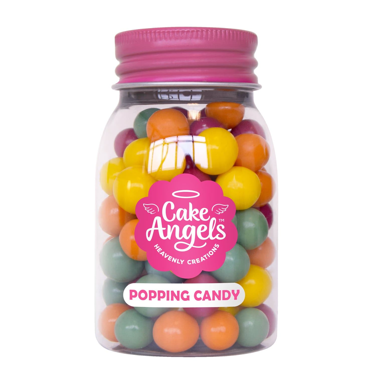 Cake Angels Popping Candy Sprinkles Decorative White Chocolate Toppings 65g