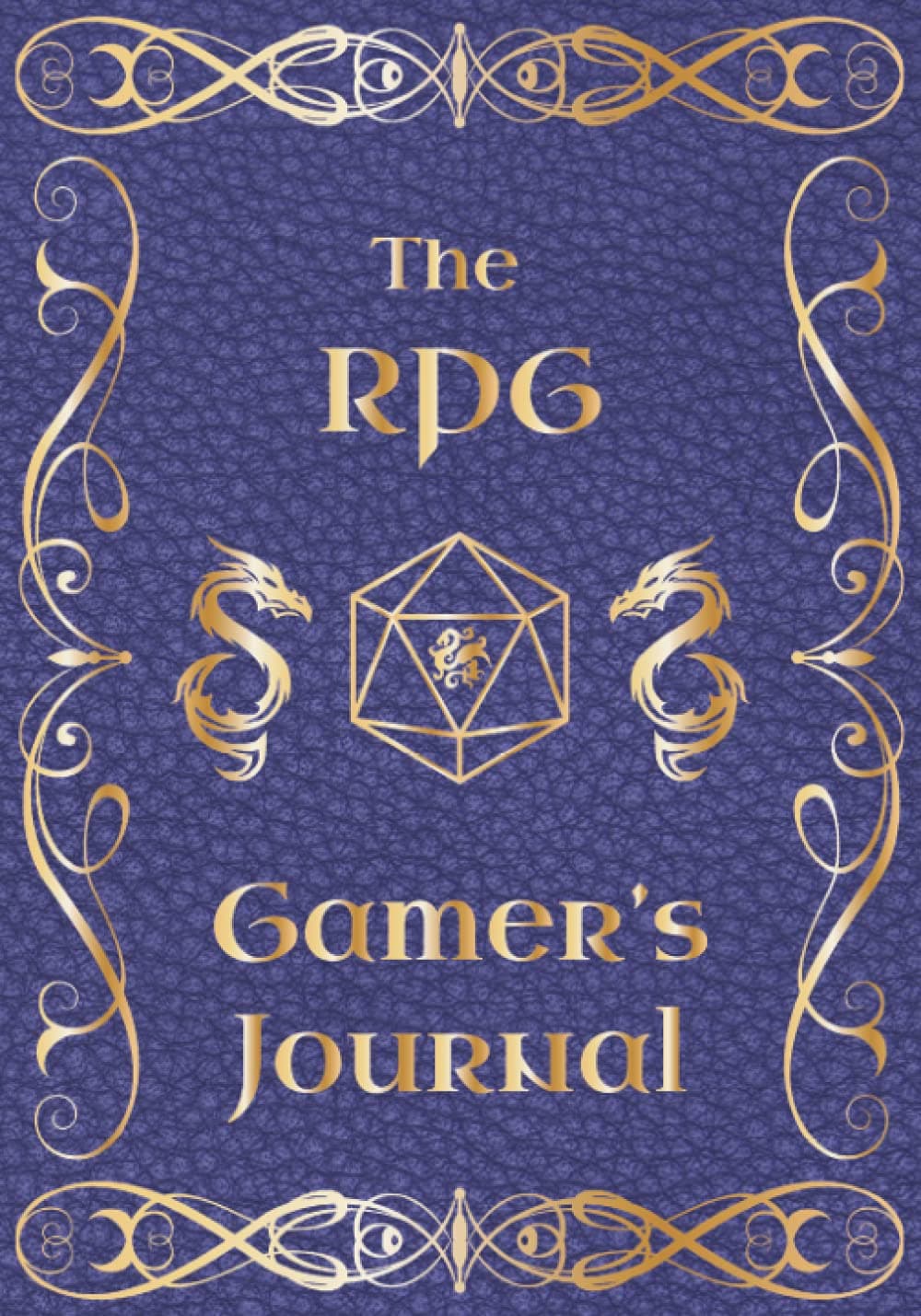The RPG Gamer's Journal: Mixed paper: Ruled, graph, hex: For role playing gamers: Notes, tracking, mapping, terrain plans: Valiant Violet Dragon Dice Cover (The RPG Gamer's Journal - Dual Dragons)