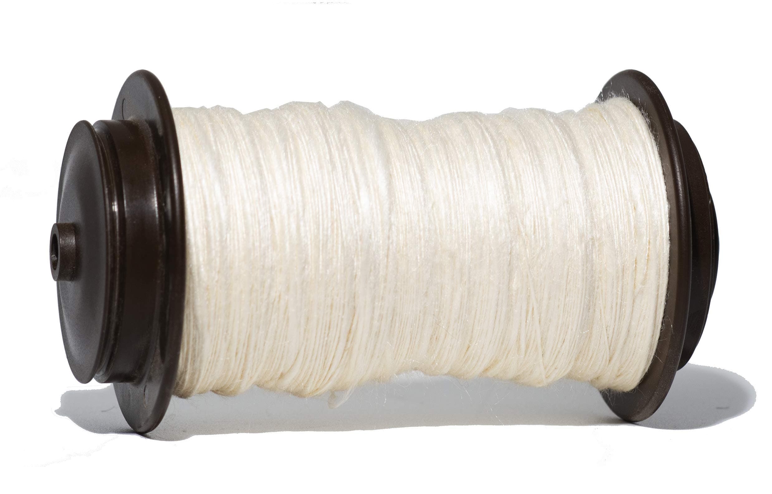 Tussah Silk Roving (2 oz.) for Spinning, Felting, and Soap-Making (Natural White)