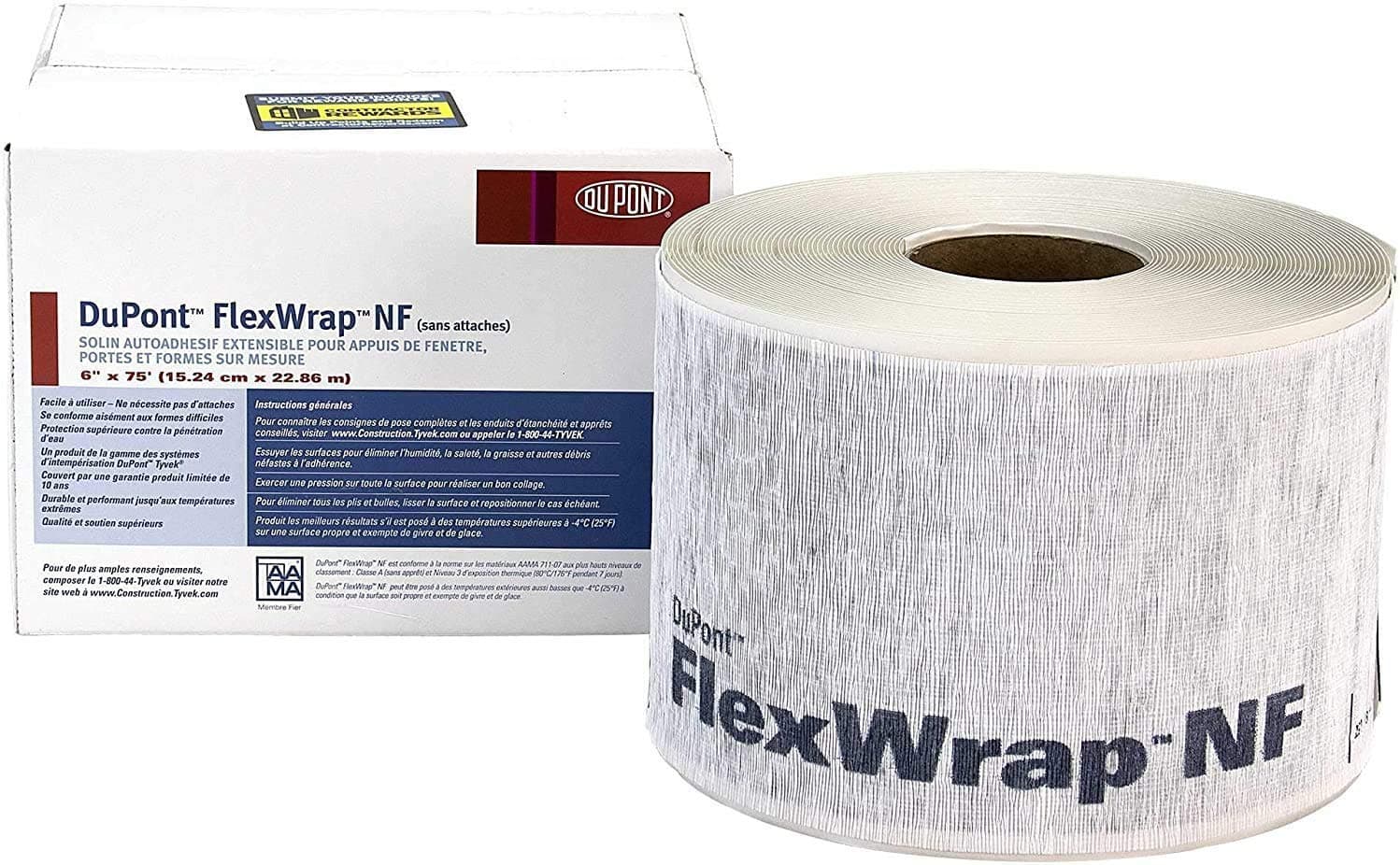 DuPont Tyvek FlexWrap NF - 6" x 75' - 1 Roll