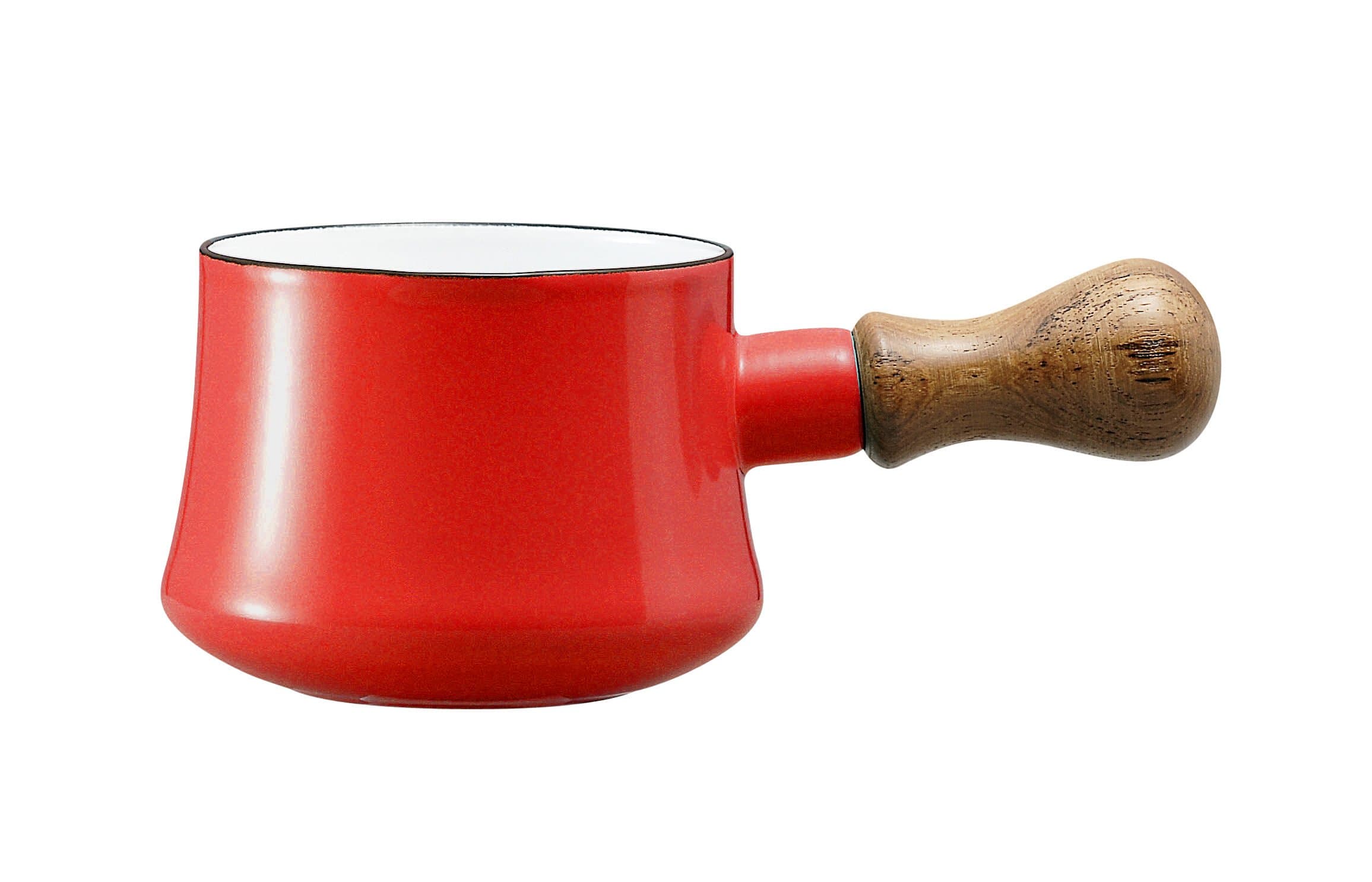 DANSK  834296 Koben Style Butter Warmer, Chile Red, 19.4 fl oz (550 ml), For Gas Stoves, Enameled