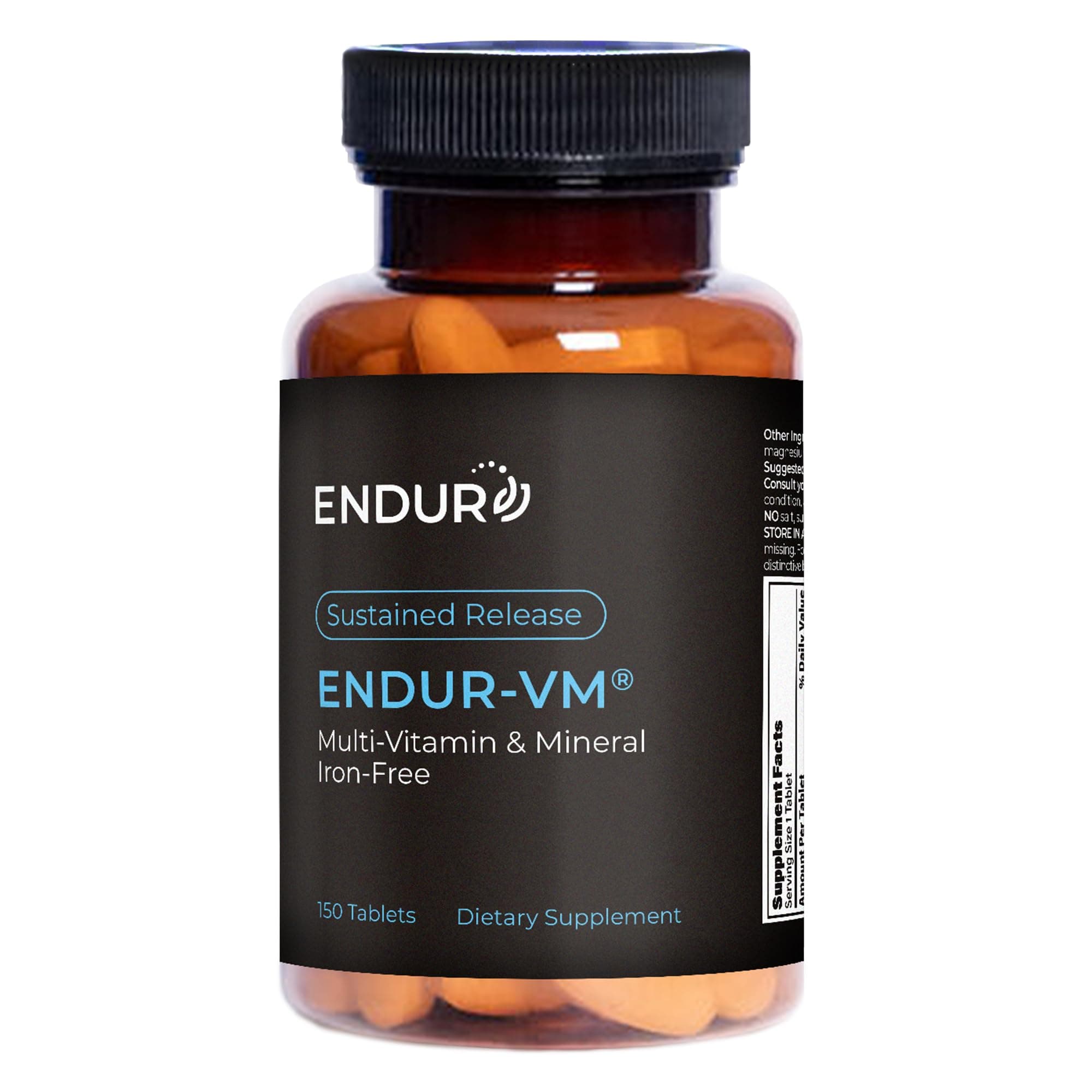- ENDUR-VM - Multivitamin Vitamin A, C, D, E, B12 & Zinc (Without Iron) SR (Sustained Release) 22 Essential Nutrients to Support Overall Wellness for Men & Postmenopausal Women - 150 Tablets