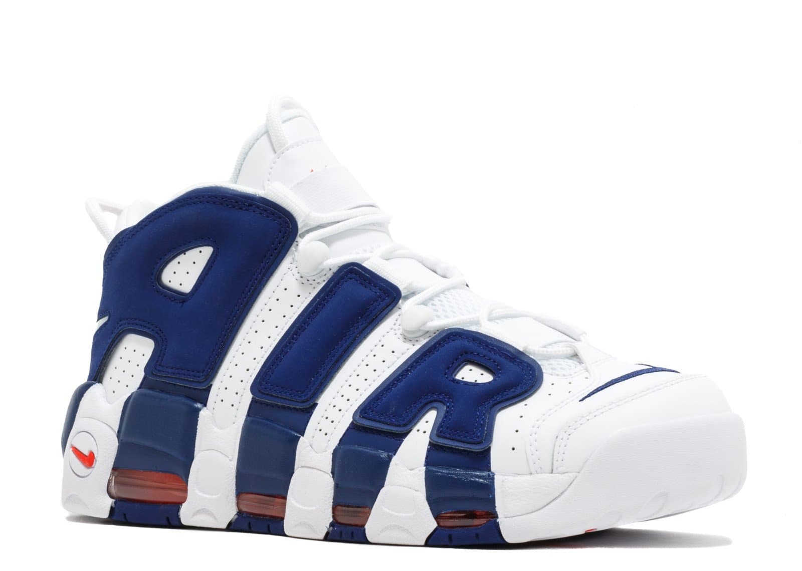 BestVIP Air More Uptempo 96 Knicks White Deep Royal Blue 921948 101