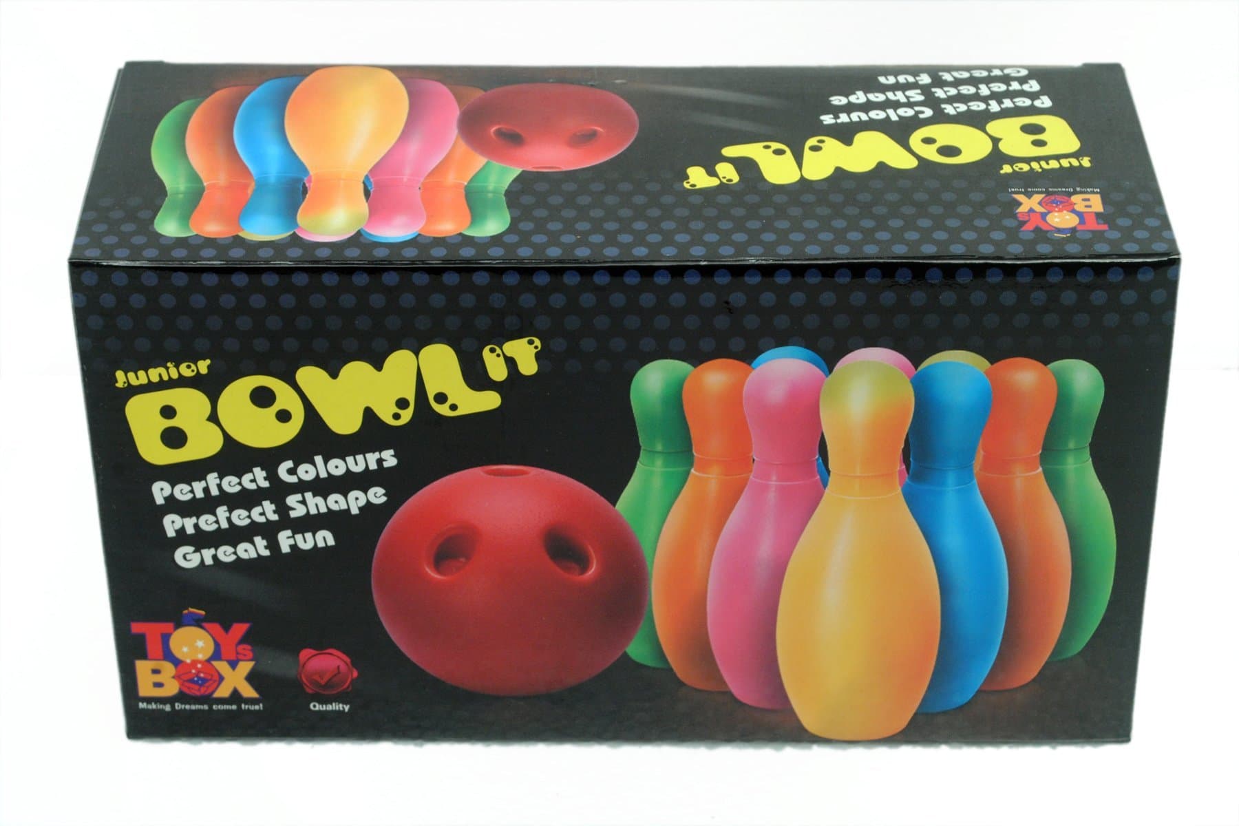 ToyMart Bowling Game Set ( 10 Bottles & 2 Balls ) (multi color )
