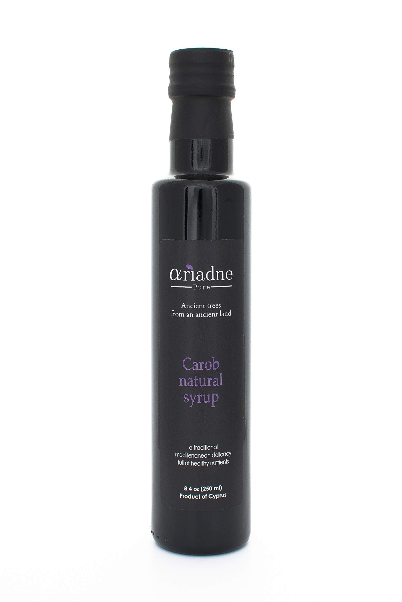 Ariadne Pure Carob Natural Syrup 8.4 Fl Oz (250 Ml)