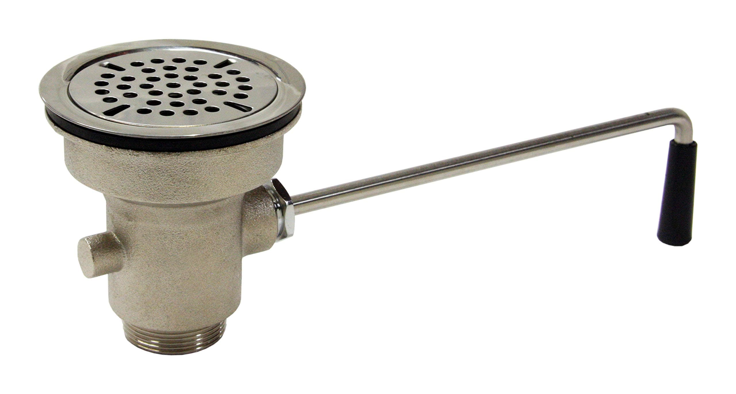 AA Faucet AA-303 Twist Handle Waste Valve 3-1/2" Sink Opening for Comerical Kitchen Compartment Sinks, 2" Drain Outlet