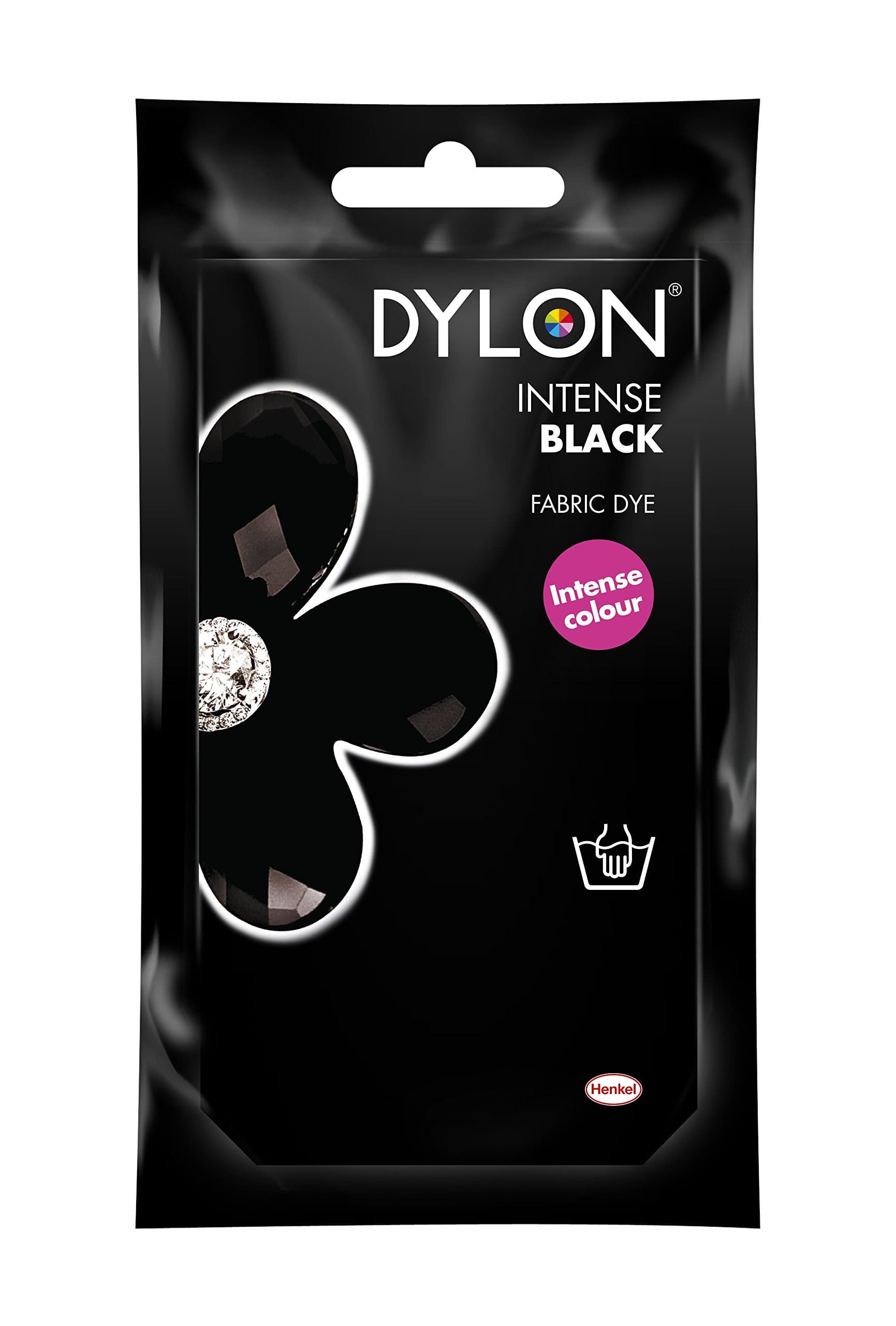 Hand Dye, Fabric Dye Sachet for Clothes, Soft Furnishings and Projects, 50 g - Intense Black