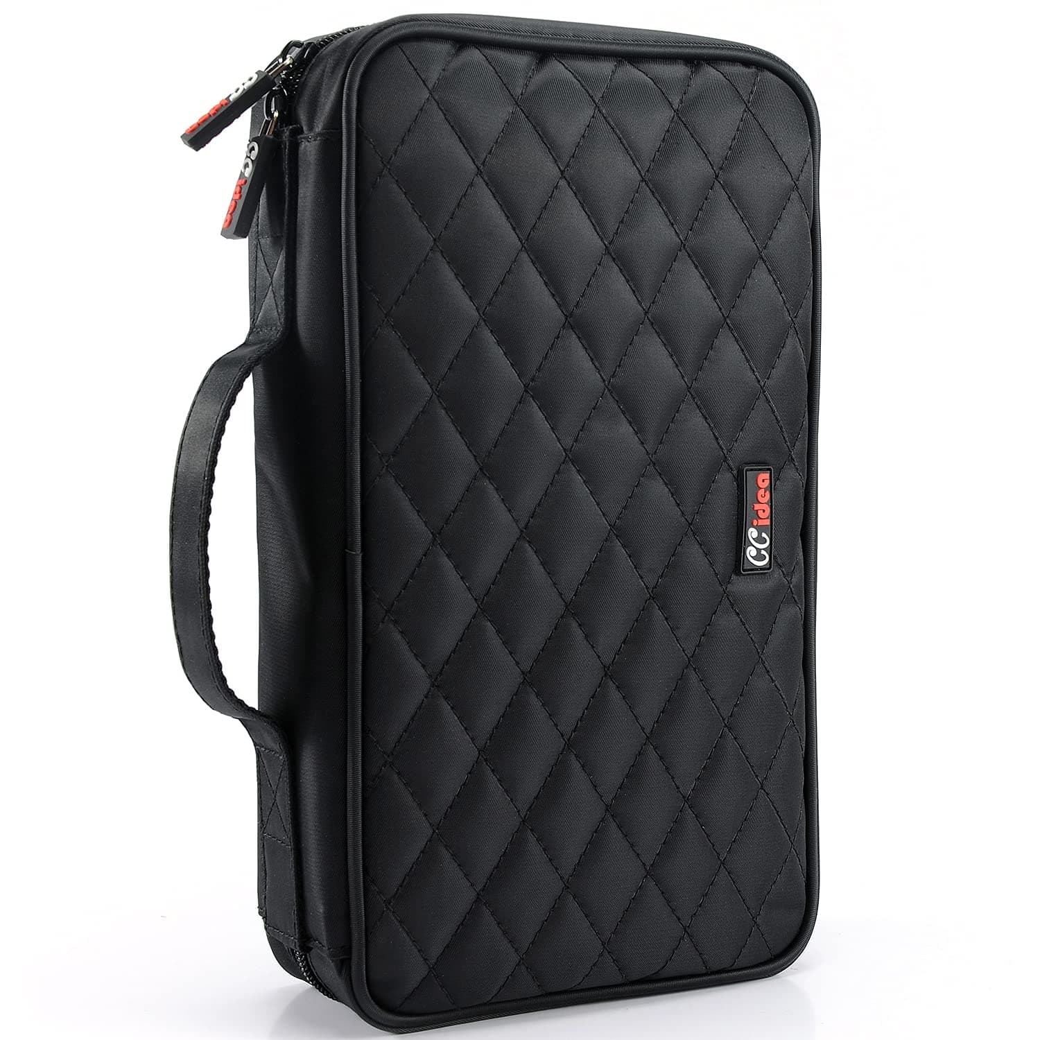 96 Capacity CD/DVD Case Holder Portable Wallet Disc Storage Binder for Car, Home, Travel (96-Black) Specials