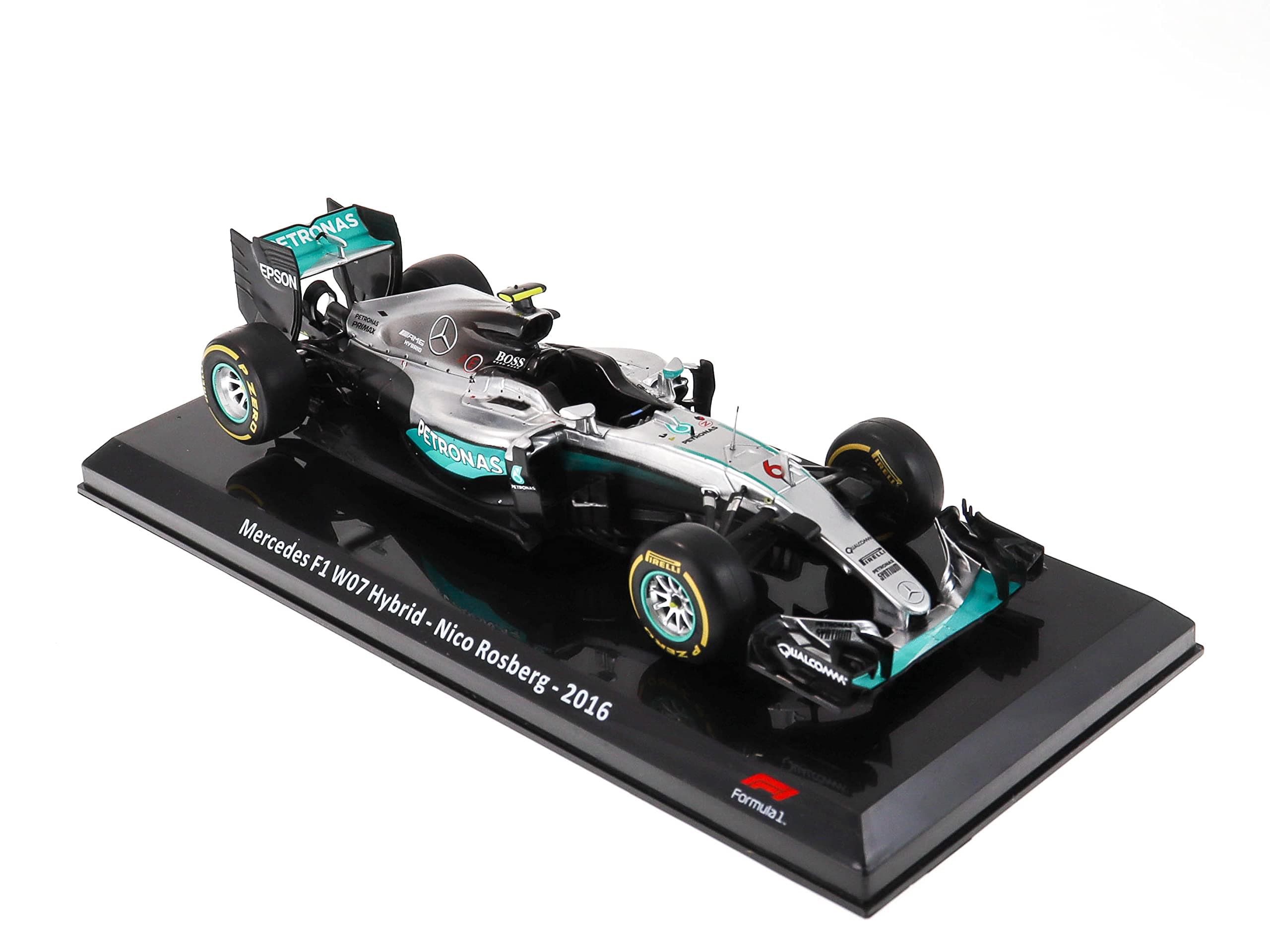 - Formula 1 car 1/24 Compatible with Mercedes F1 W07 Hybrid - Nico Rosberg - 2016 - OR029
