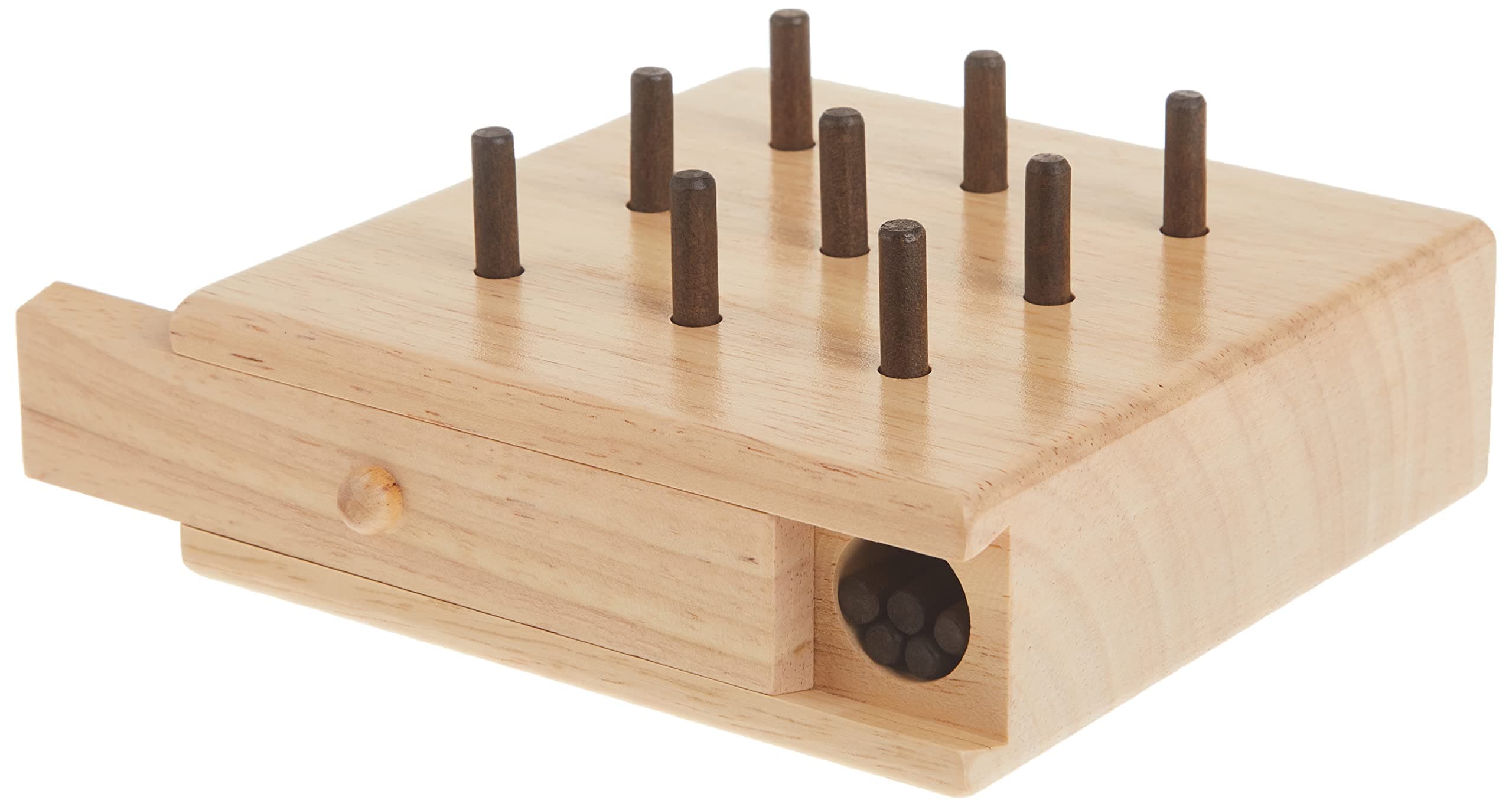 Baseline - 453602 453602 9 Hole Wooden Pegboard to Improve Fine Motor Coordination, Finger Dexterity, Concentration and Increase Reactionary Speed., Model:12-3141