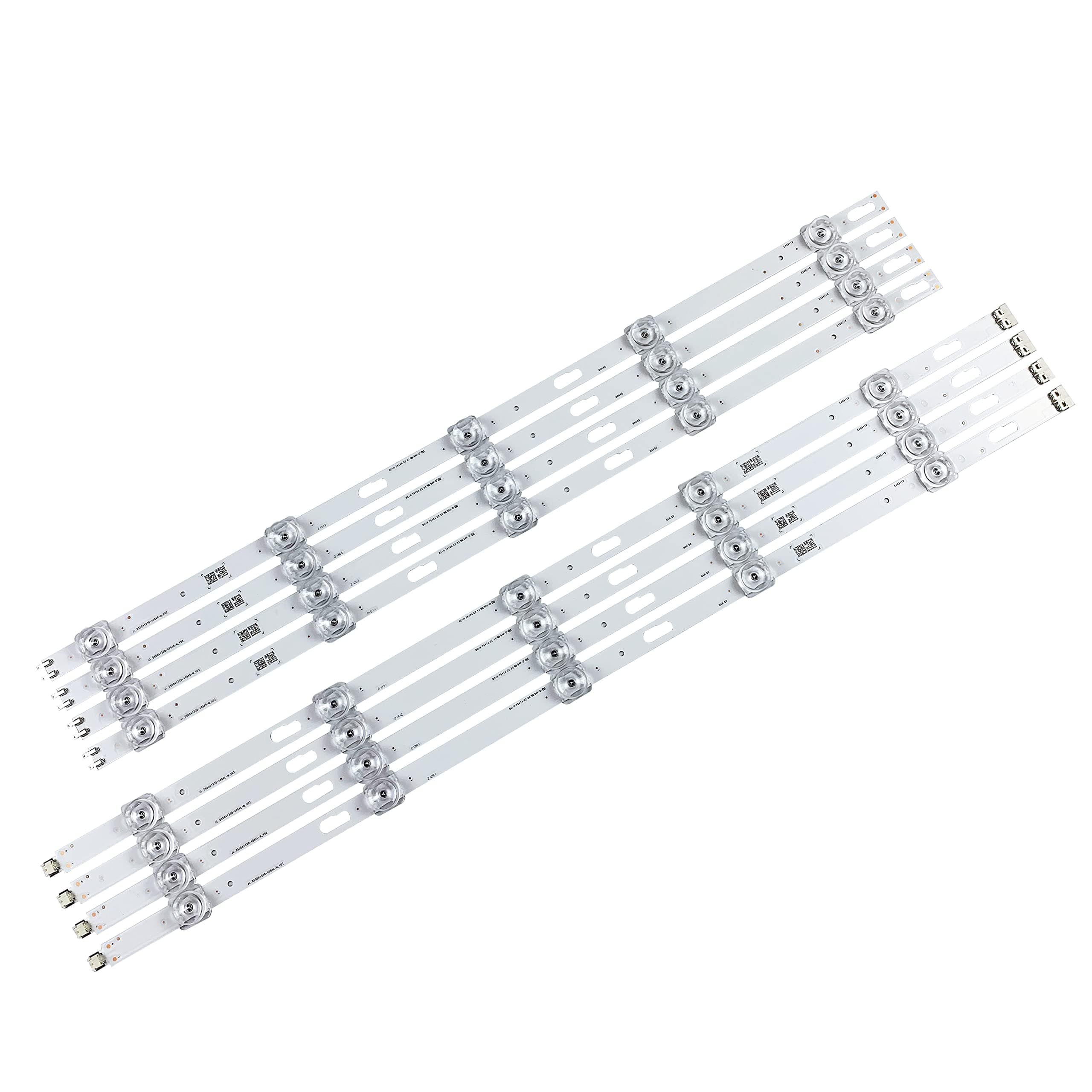 PANMILED 8pcs LED Backlight Strips for Samsung 55'' TV UE55TU7005 UE55TU7025 55TU7000 UN55TU7000FXZA UN55TU8000FXZA UN55TU8300FXZA JL.D550A1330-408AR-M