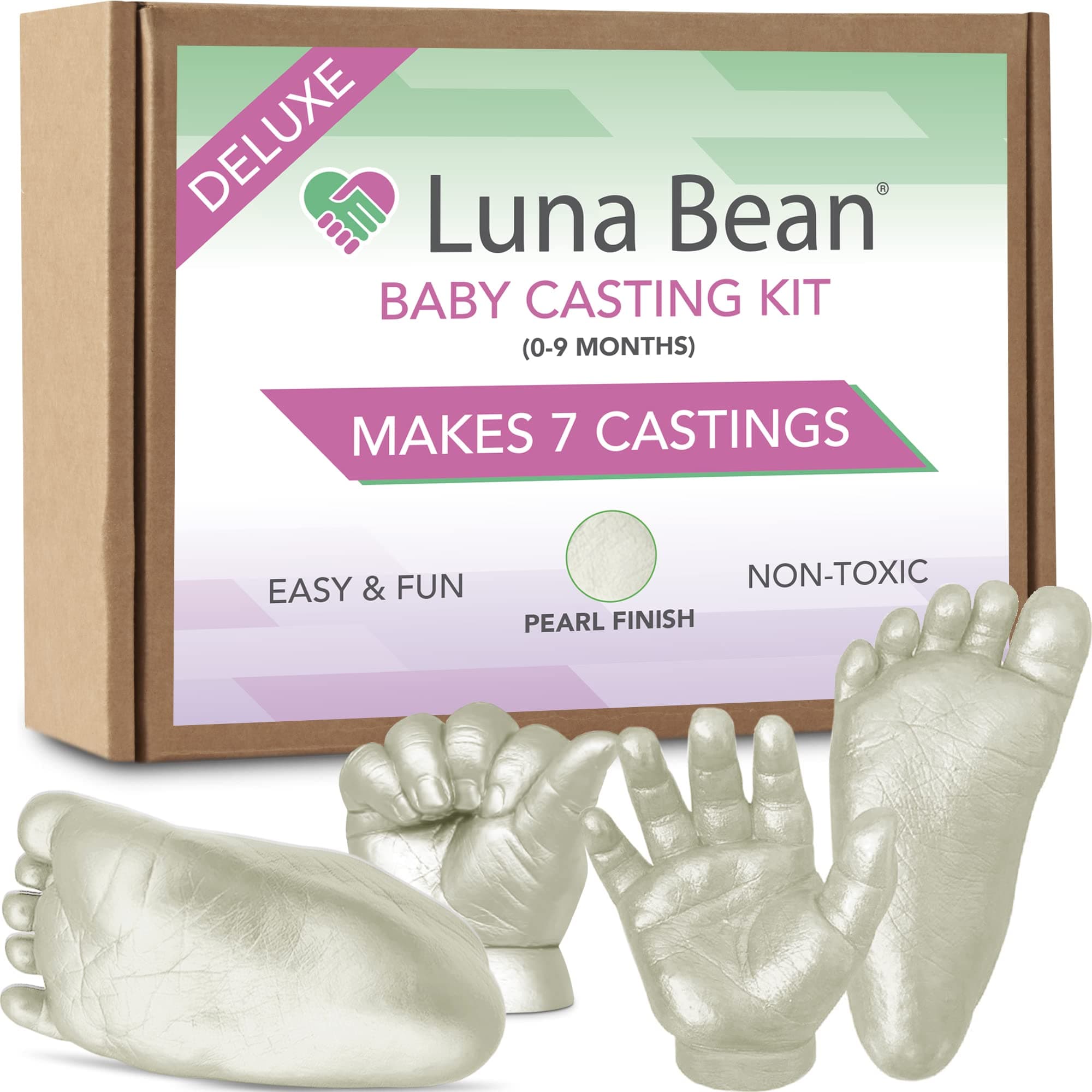 Luna Bean Deluxe Baby Casting Kit by Casting Keepsakes