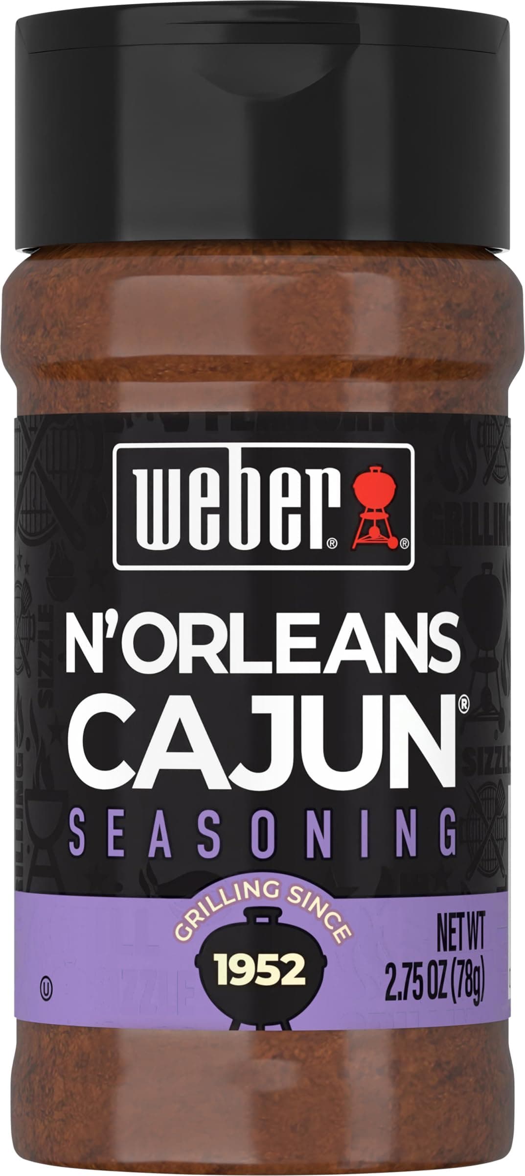 Weber Grill Seasoning Norleans Cajun, 80ml (Pack of 6)