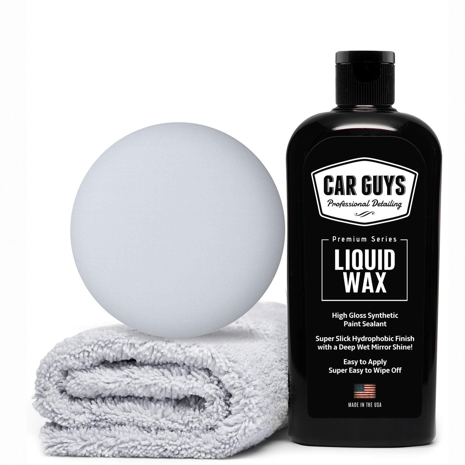 Liquid Wax - The Ultimate Wax Shine with Polymer Paint Sealant Protection! - 8 oz Kit