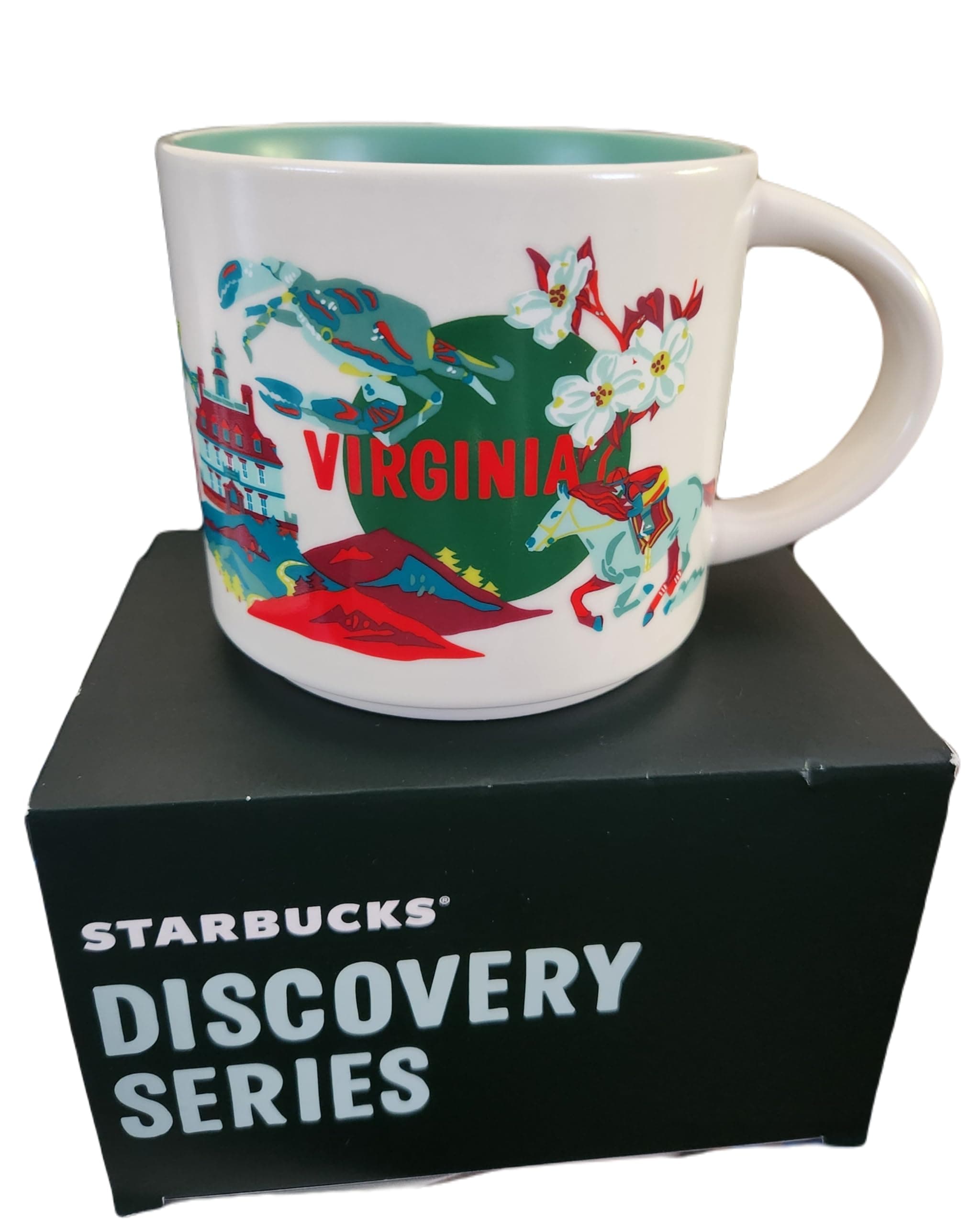 Discovery Series Virginia Ceramic Coffee Mug 14oz with Gift Box