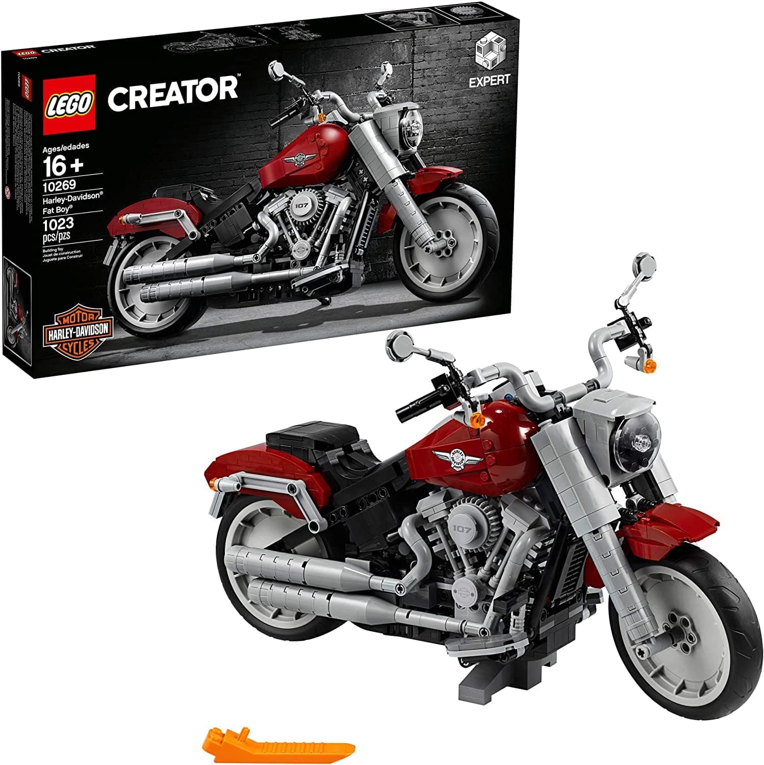 Creator Expert Harley-Davidson Fat Boy 10269 Building Kit, New 2020 (1,023 Pieces)