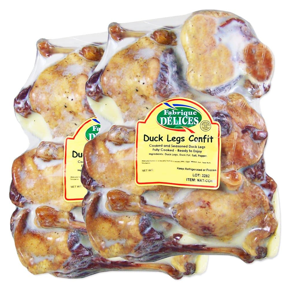 Duck Legs Confit, Two Packages of 6 Legs