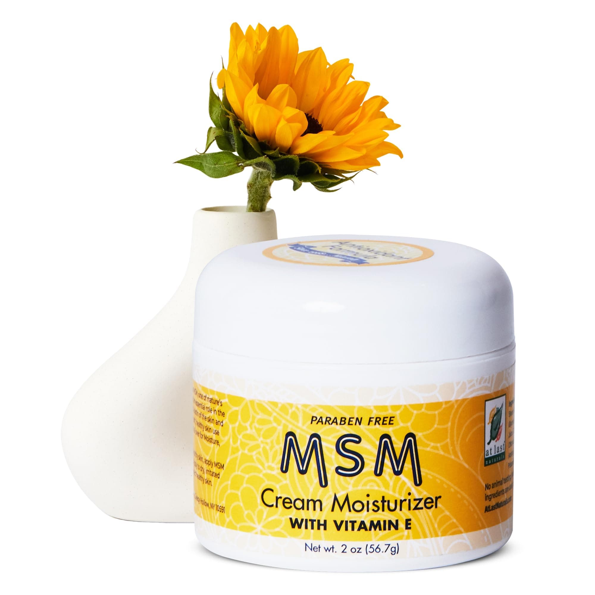 MSM Skin Enhance Cream, Soothing Moisturizer with Vitamin E to Promote Healthy Skin, 2 Ounce (Pack of 1)