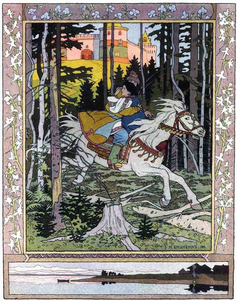 Ivan Bilibin Page 009 Fairy Art A4 Photo Print