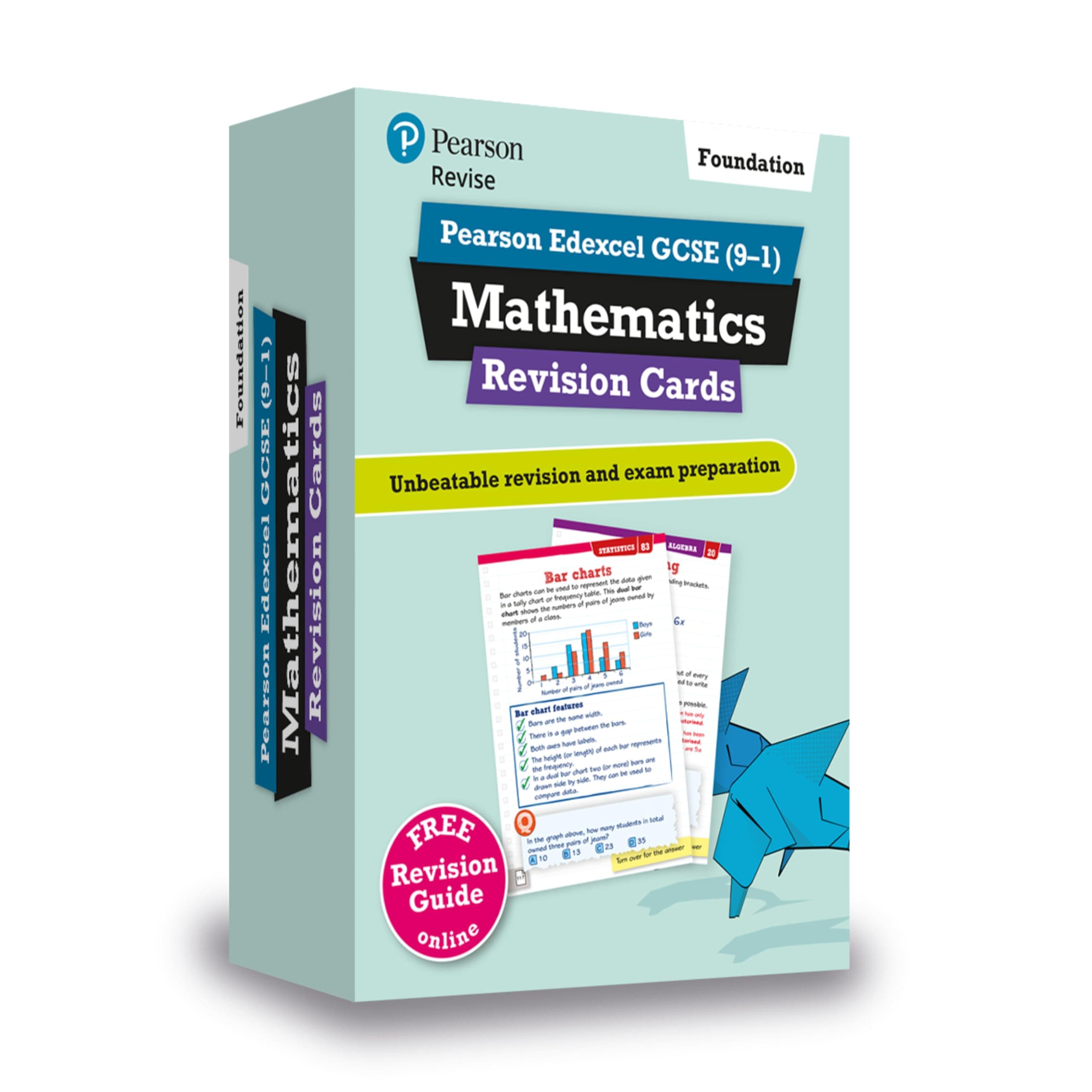Pearson REVISE Edexcel GCSE Maths (Foundation) Revision Cards - for 2026, 2027 exams