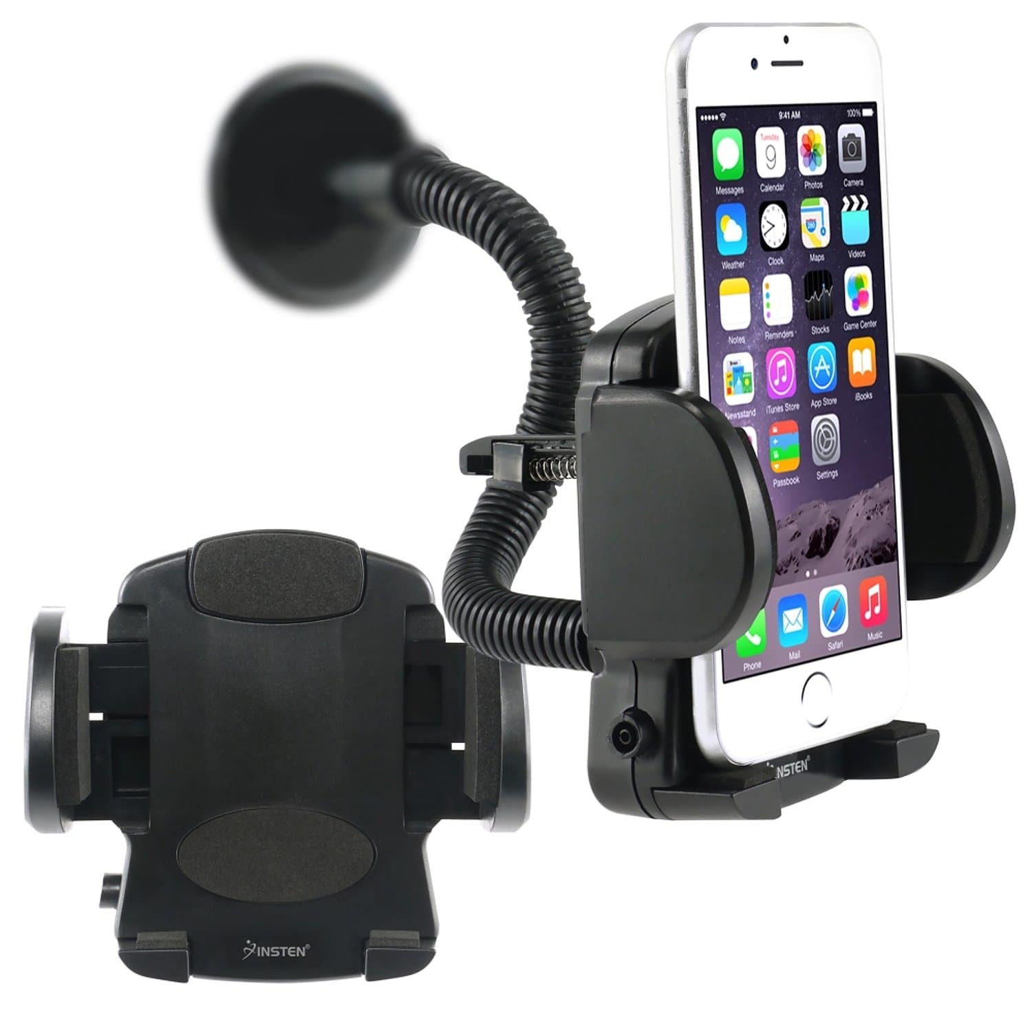car/auto Mount Universal Vent + Windshield Holder GPS Navigation for PDA/PDA Phone/Smartphone/Cellphone: HP iPAQ, iPhone, iTouch, iPod, Palm Treo
