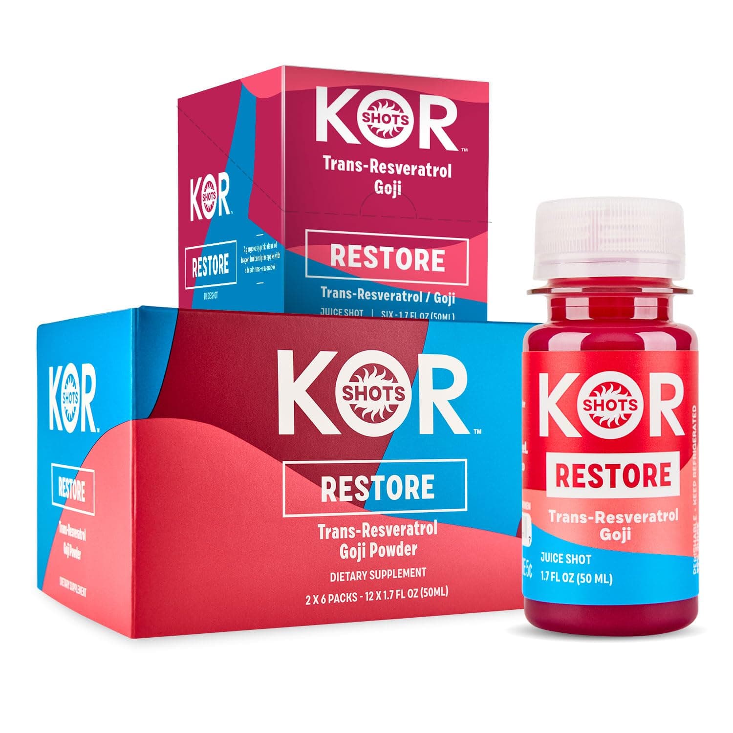 KOR Shots Reverse Shot Case 12 Count, 1.7 FZ