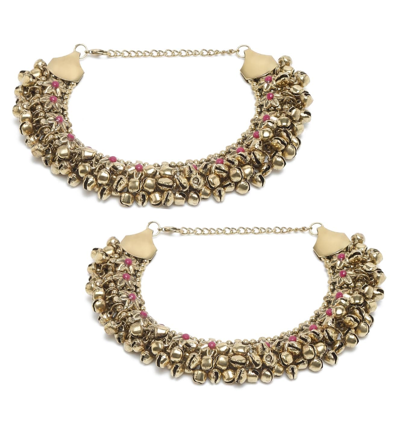 Jewellery German Silver Plated Stylish Handmade Payal Anklets for Girls and Women