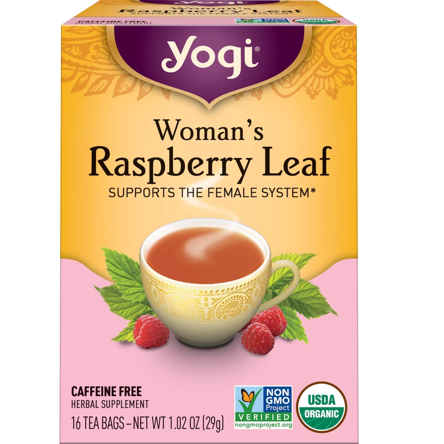 Yogi Women's Raspberry Leaf Tea