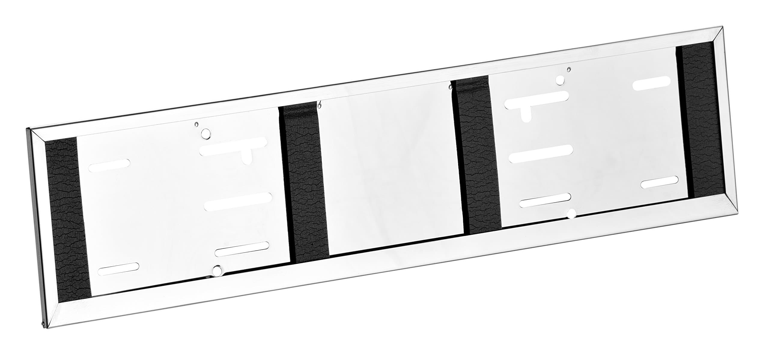 Everplate Car EU Licence Plate Holder License Plate Holder Stainless Steel Stainless Steel Straight Security