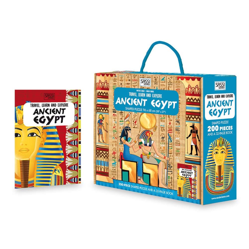 Ancient Egypt Puzzle & Book (Puzzles) Paperback – November 1, 2018